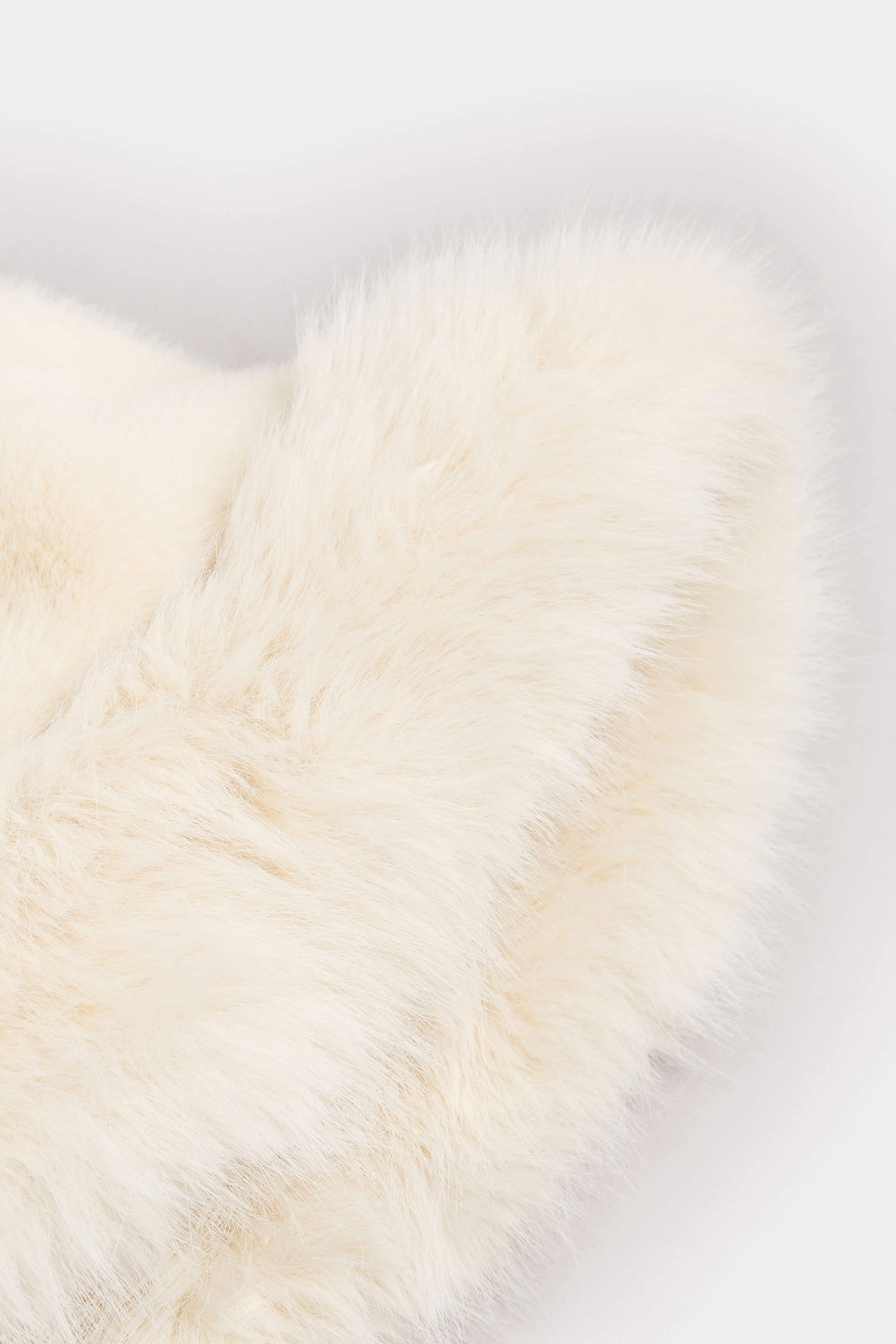 Natural Brown Faux Fur Bucket Hat | Yours Clothing 3