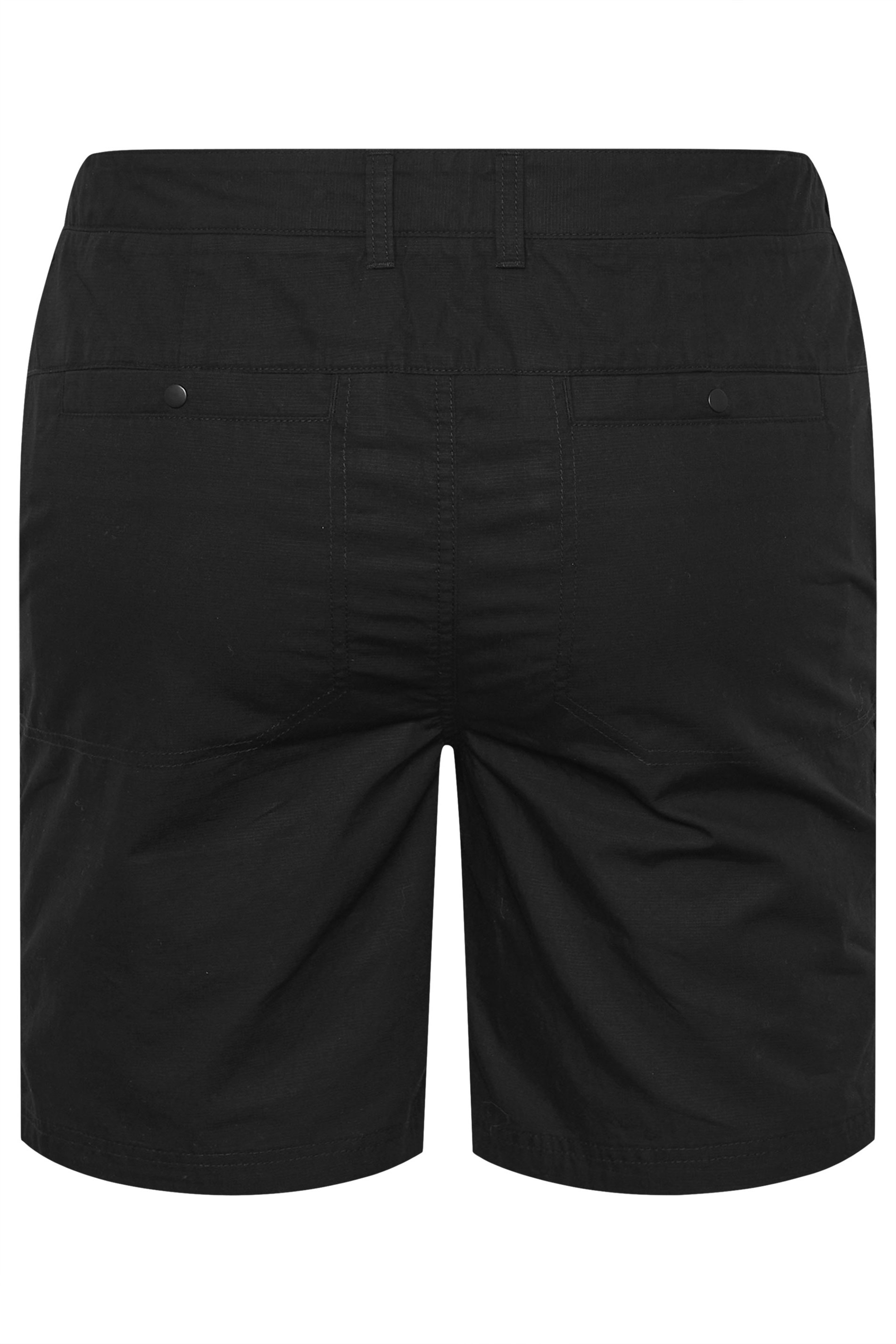 BadRhino Big & Tall Black Trekking Shorts | BadRhino 7