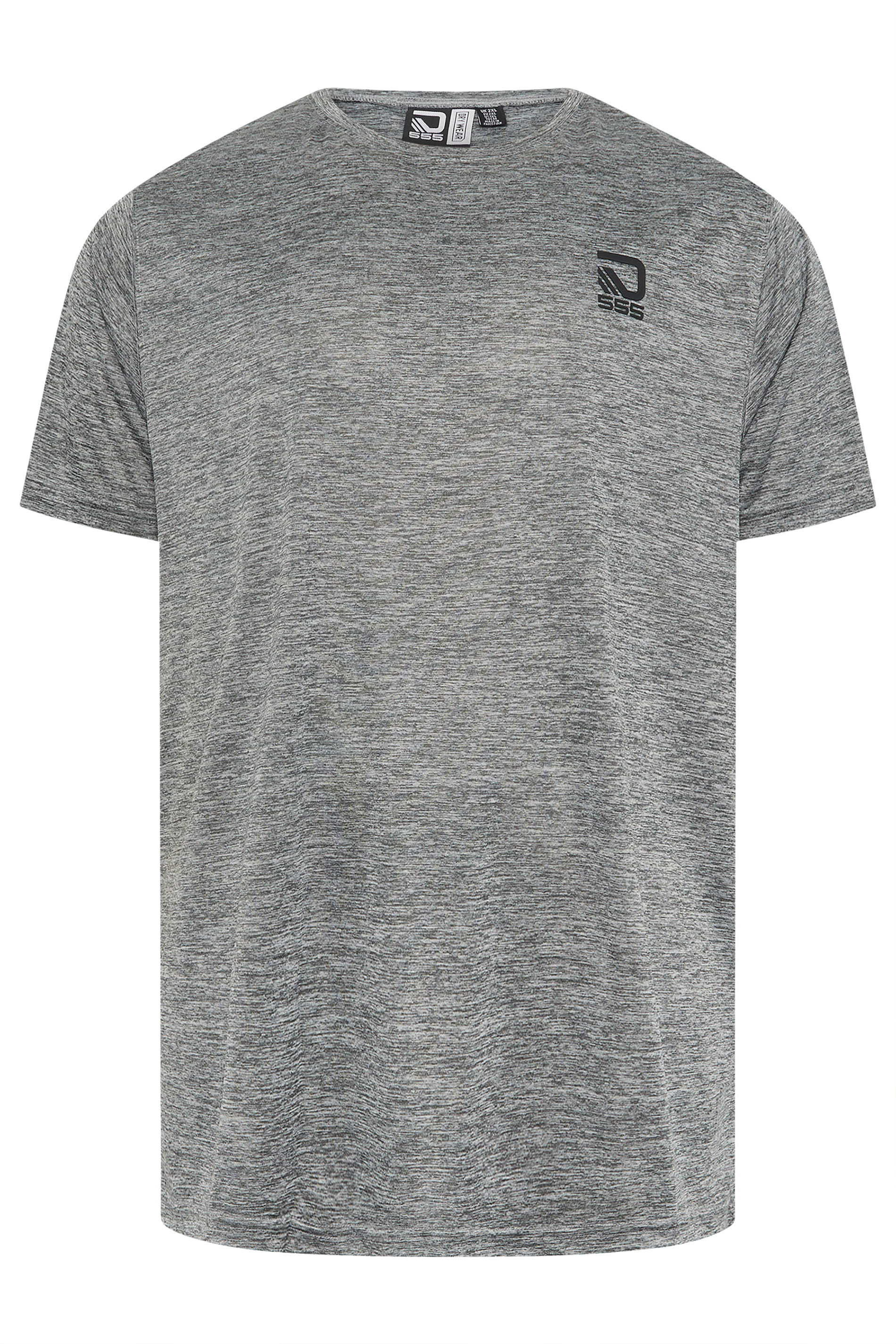D555 Big & Tall Grey Lightweight T-Shirt | BadRhino 4