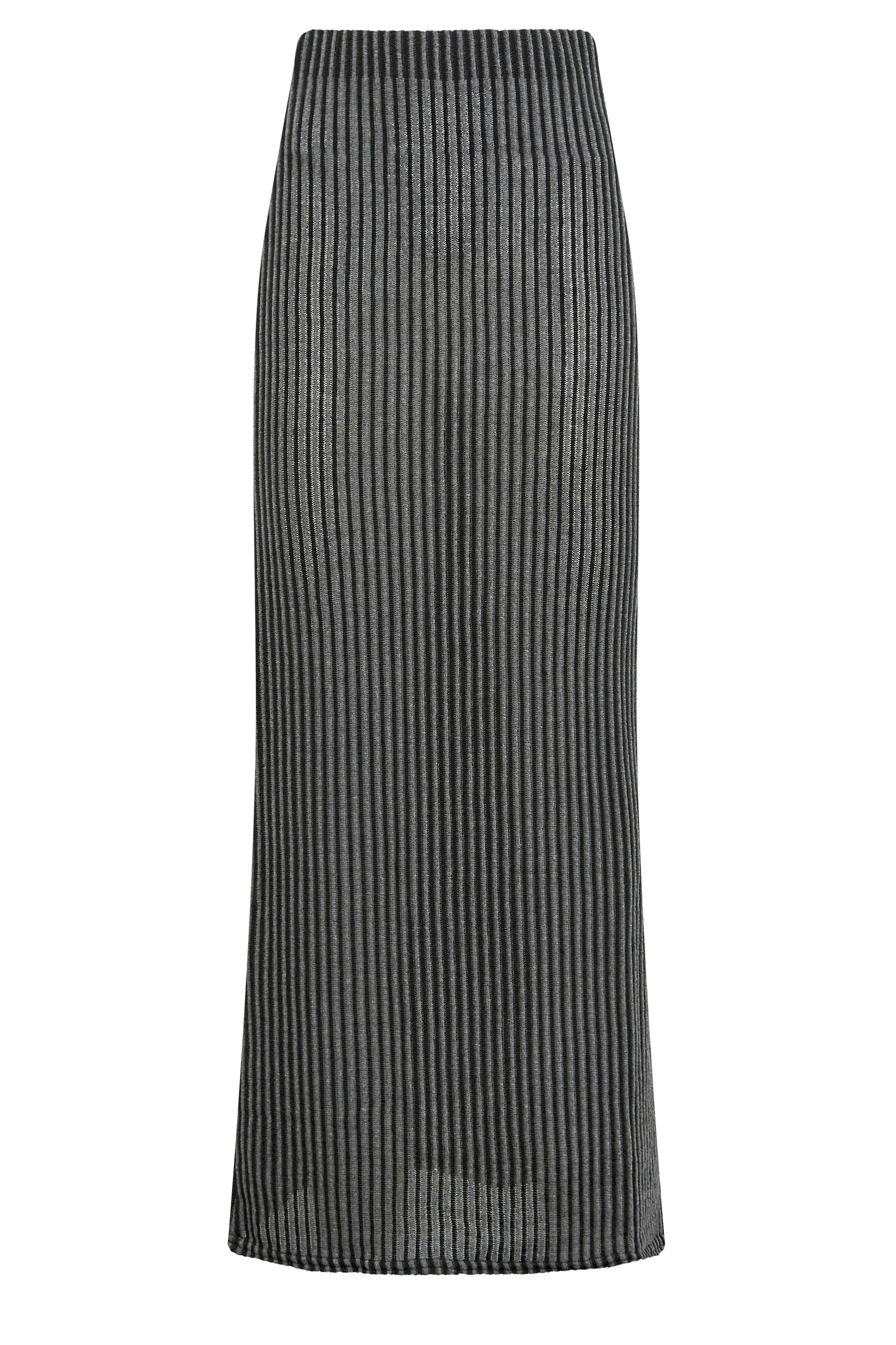 LTS Tall Black Ribbed Maxi Skirt | Long Tall Sally