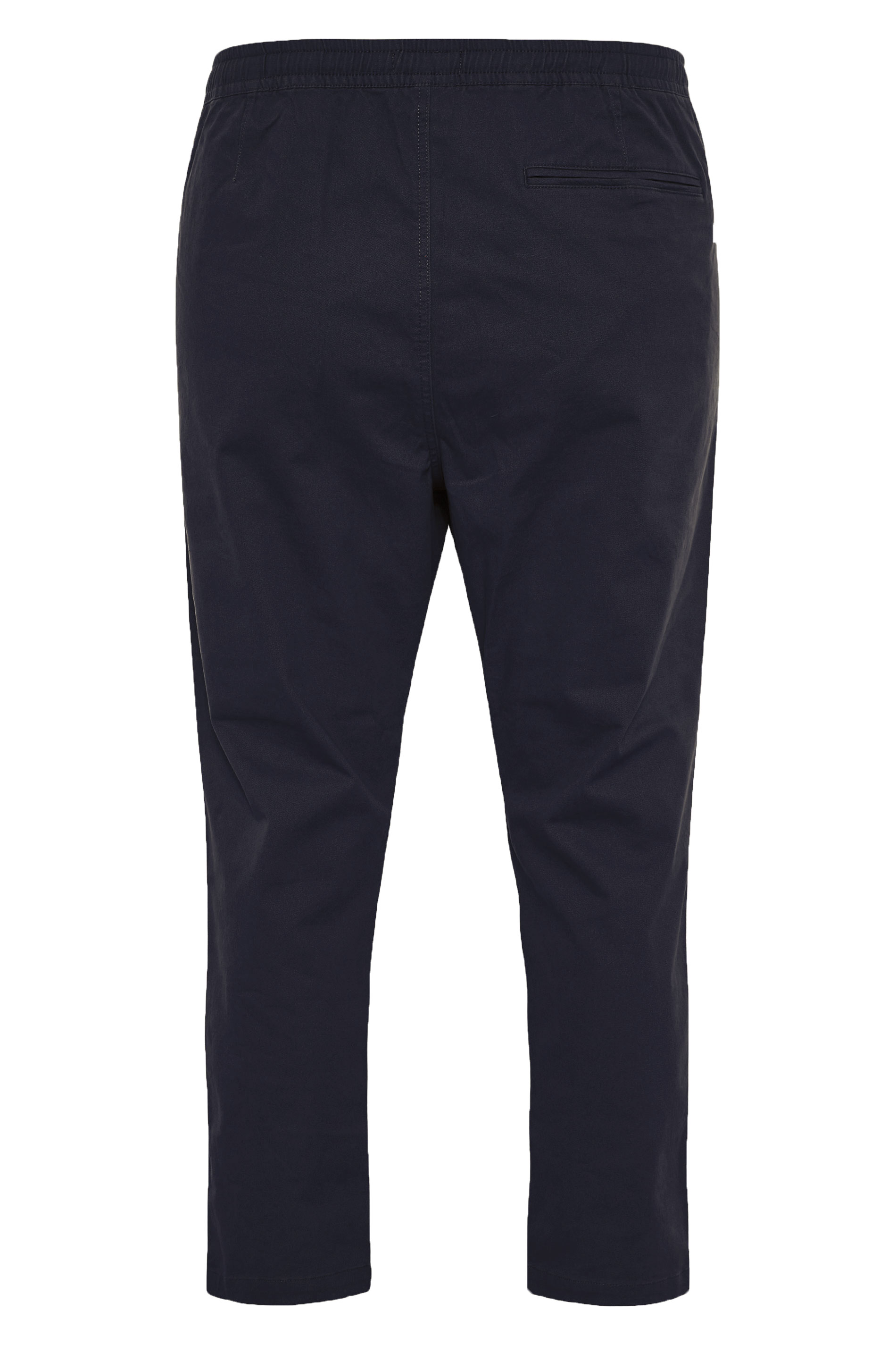 BadRhino Navy Blue Elasticated Waist Chinos | BadRhino 7