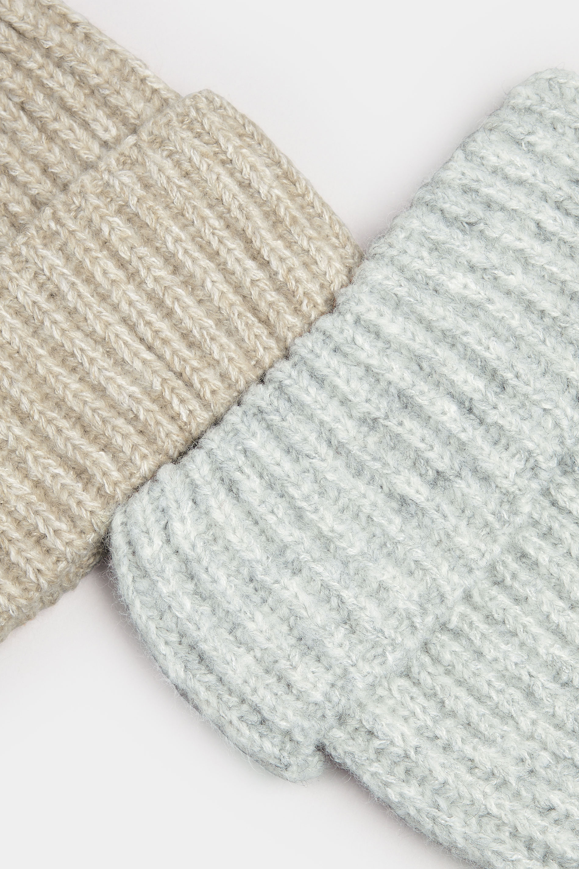 Grey Chunky Knit Beanie | Yours Clothing 4