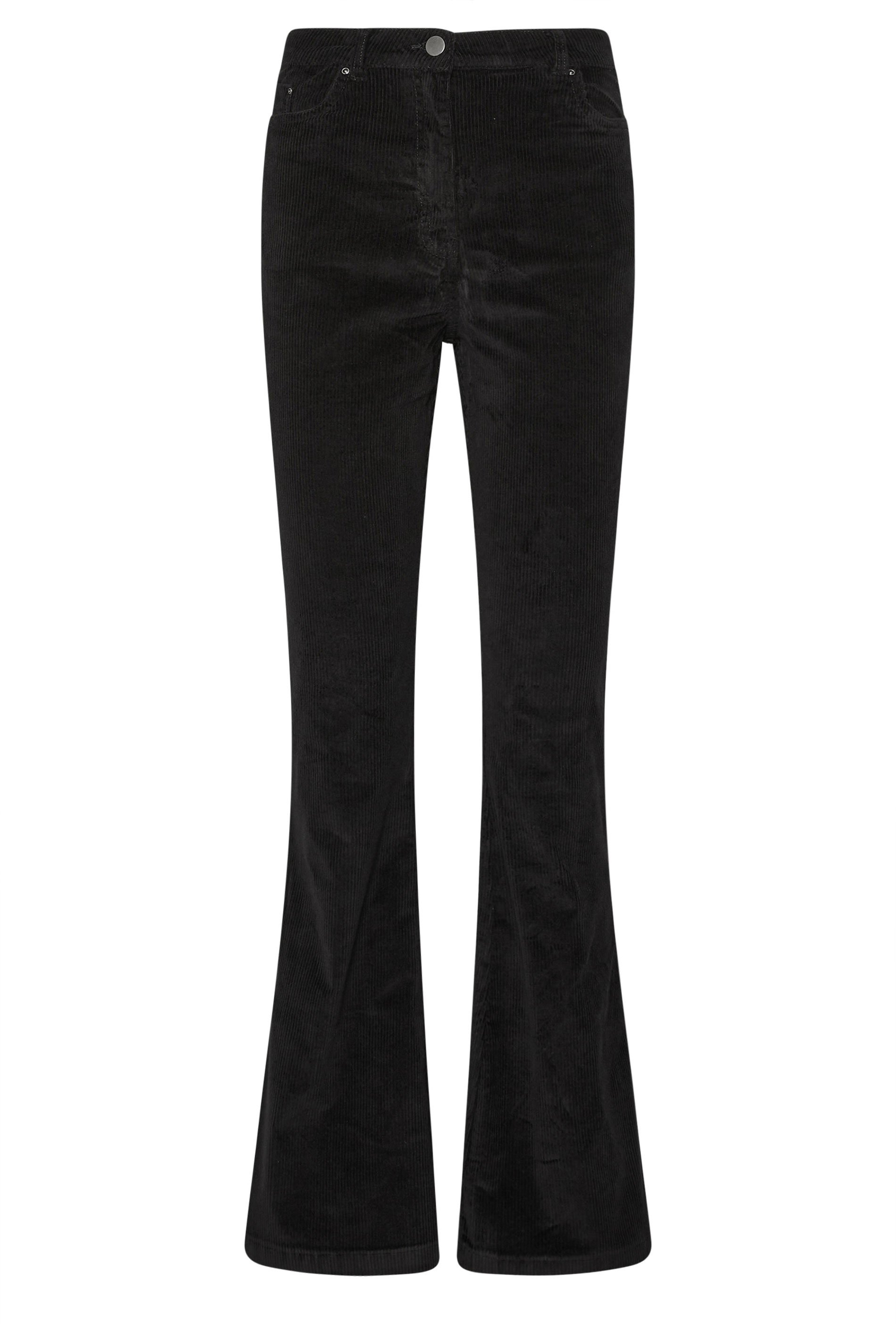 LTS Tall Black Cord Flare Jeans | Long Tall Sally 5