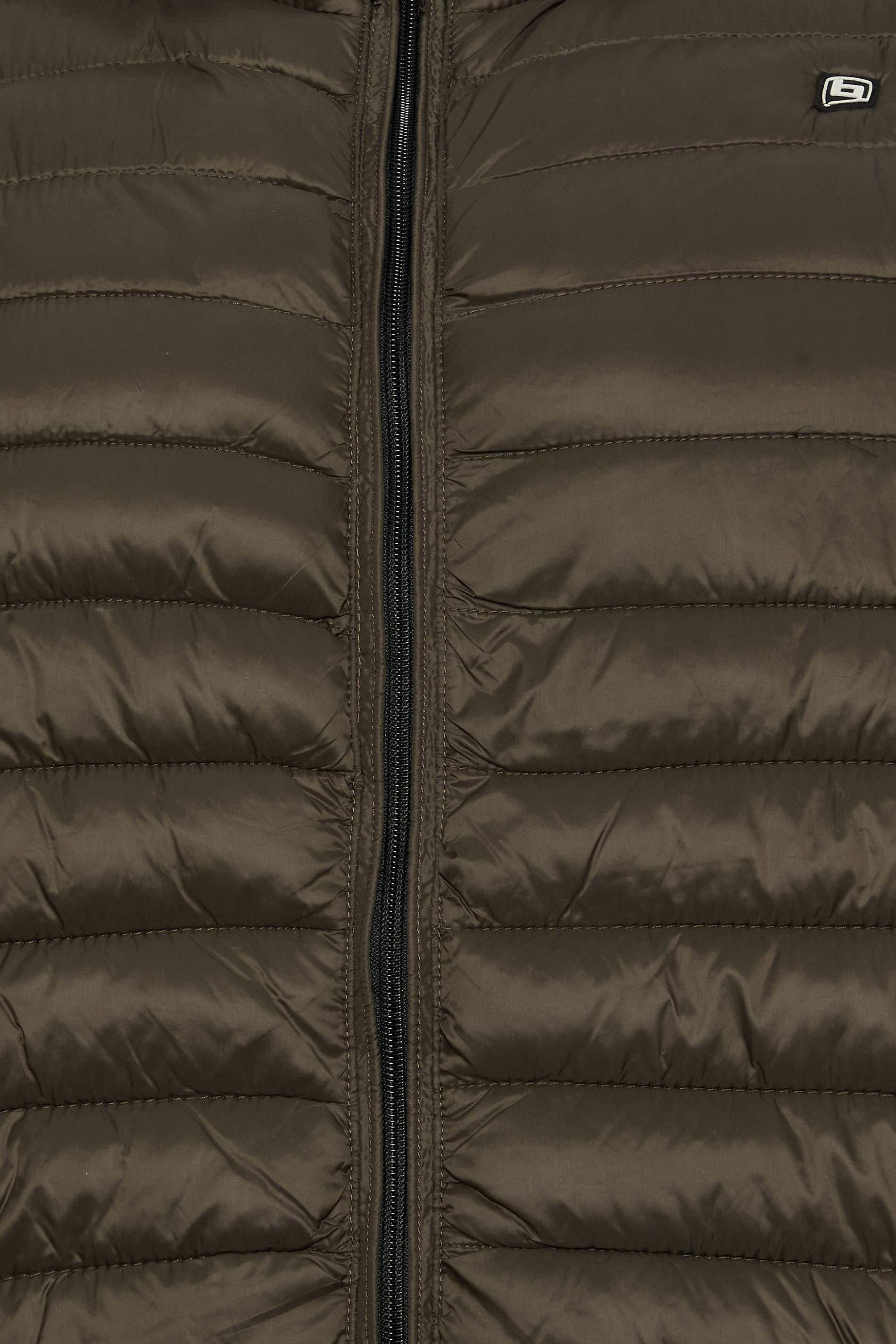 BLEND Big & Tall Brown Romsey Hooded Puffer Jacket | BadRhino 2