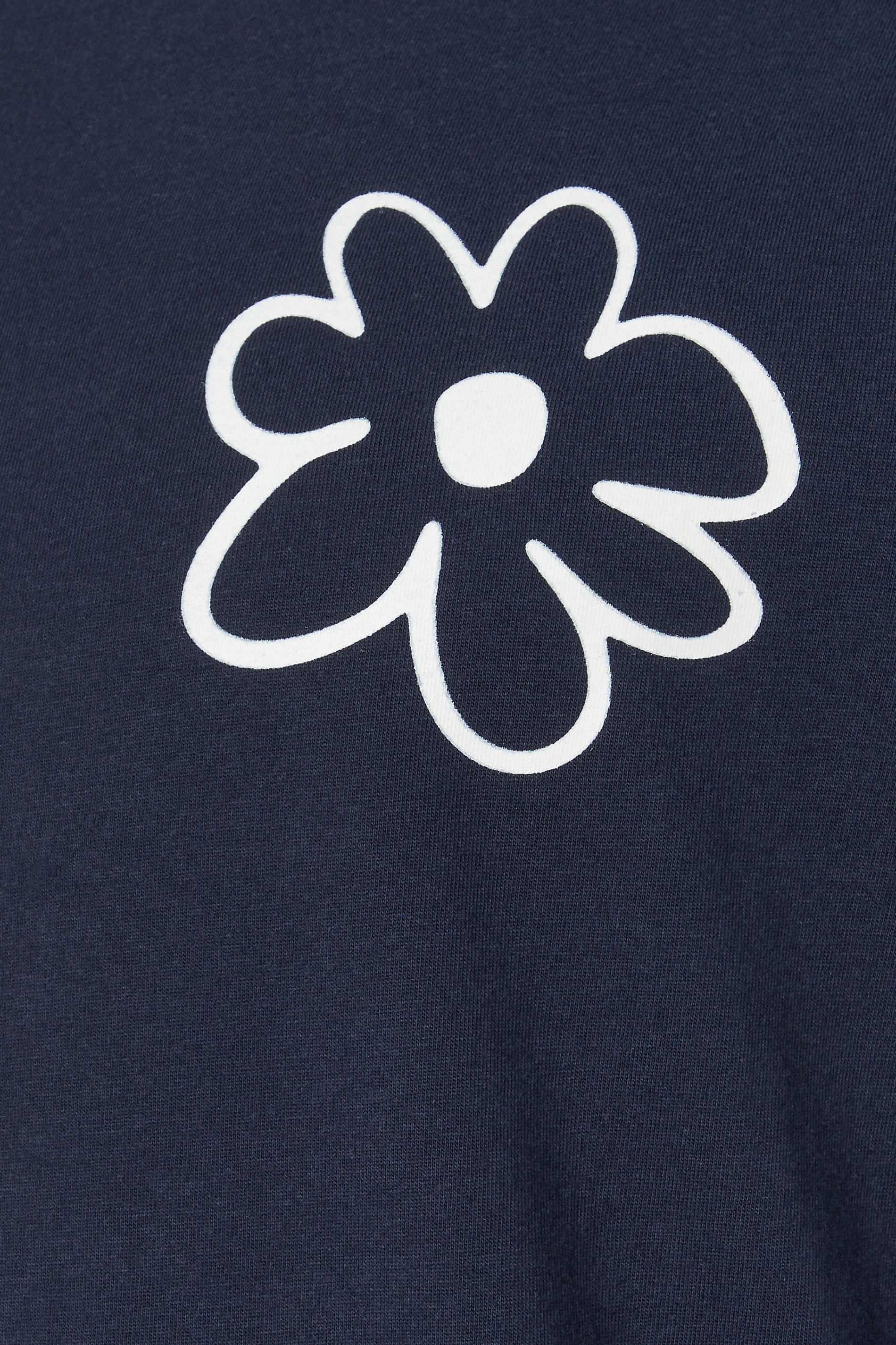 BadRhino Big & Tall Navy Blue Extra Long Flower Graphic T-Shirt | BadRhino 8