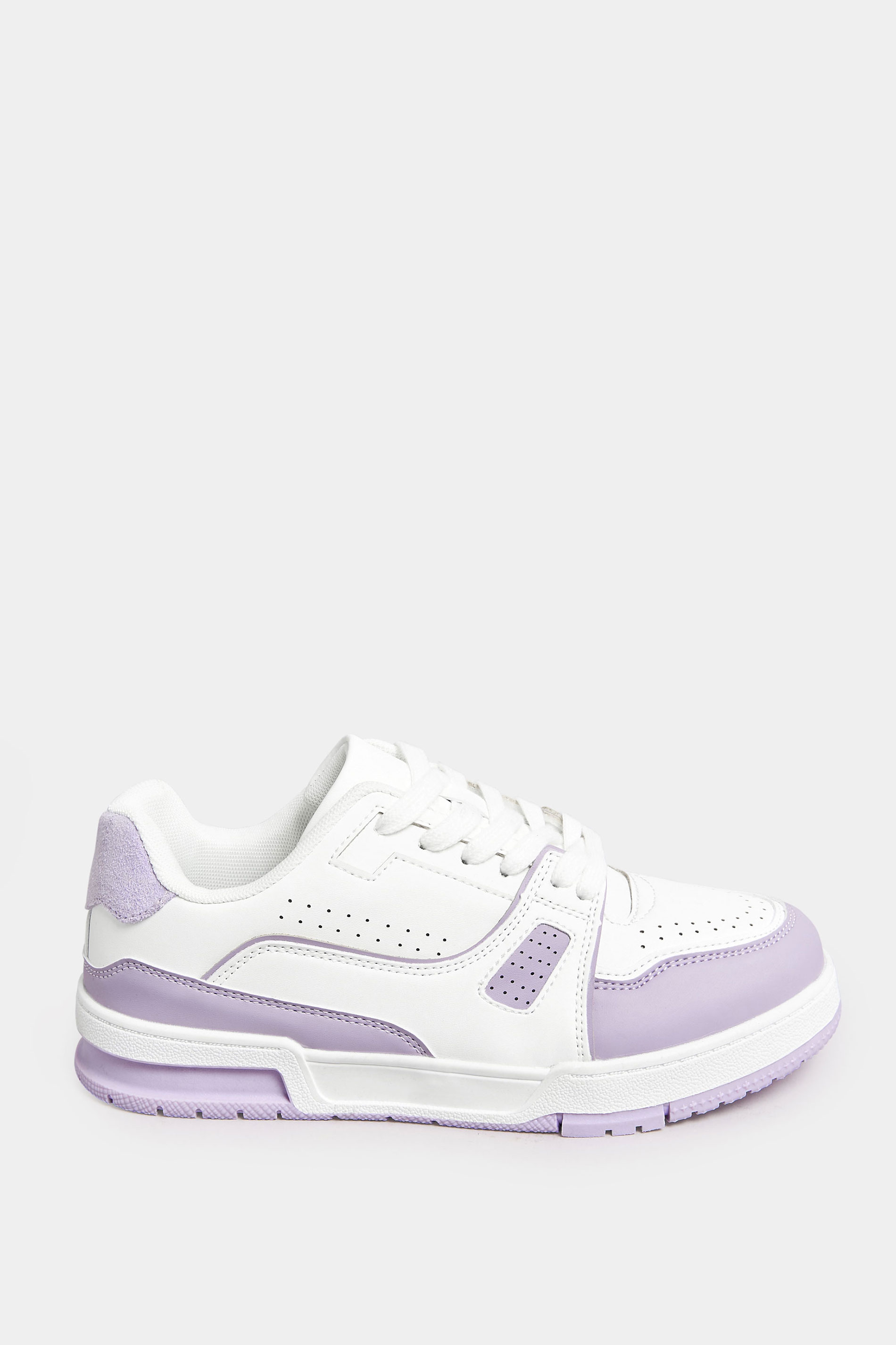 Lilac Purple Chunky Trainers In Extra Wide EEE Fit | Yours Clothing 3