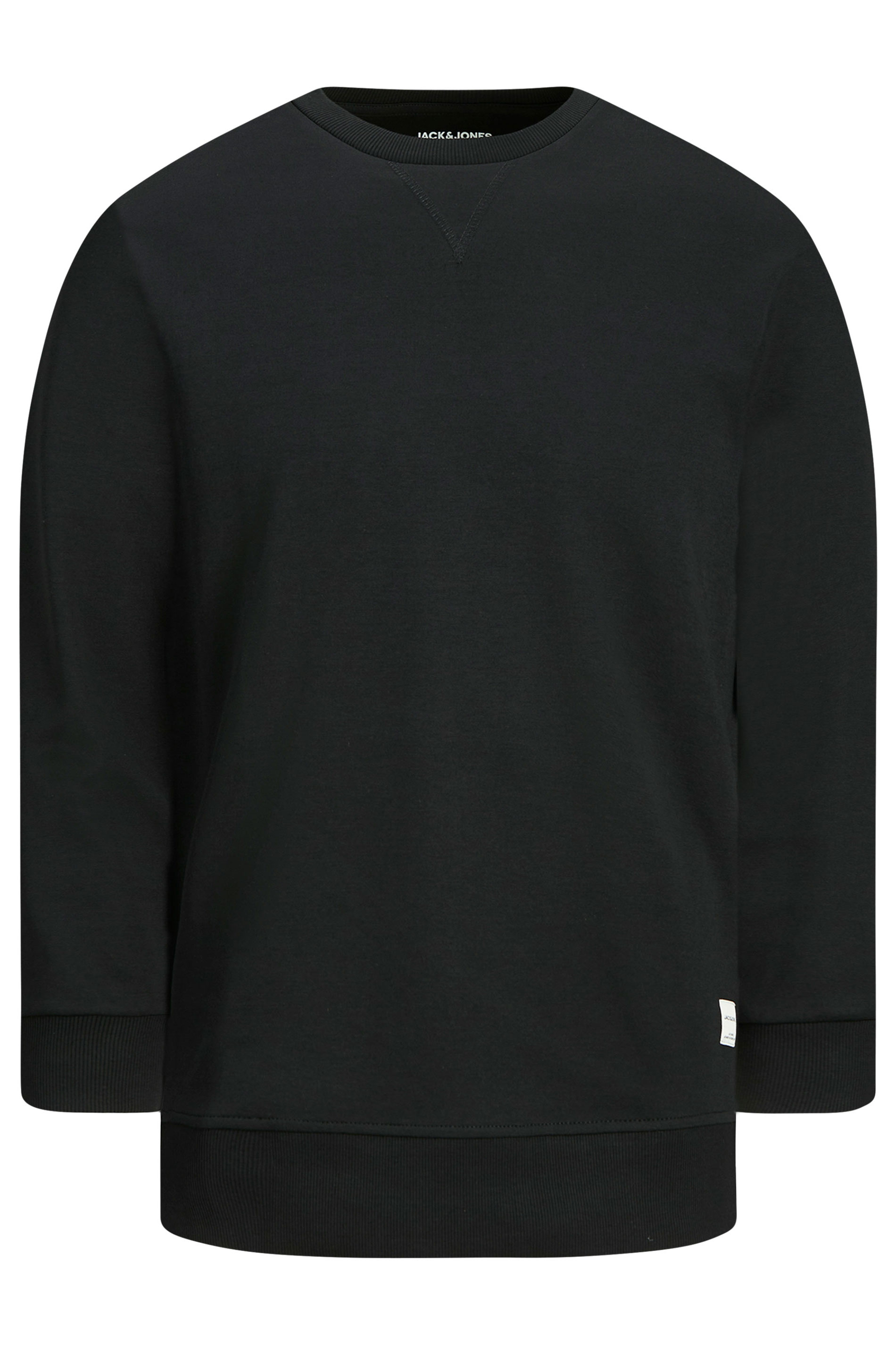 JJACK & JONES Big & Tall Black Sweatshirt | BadRhino 2
