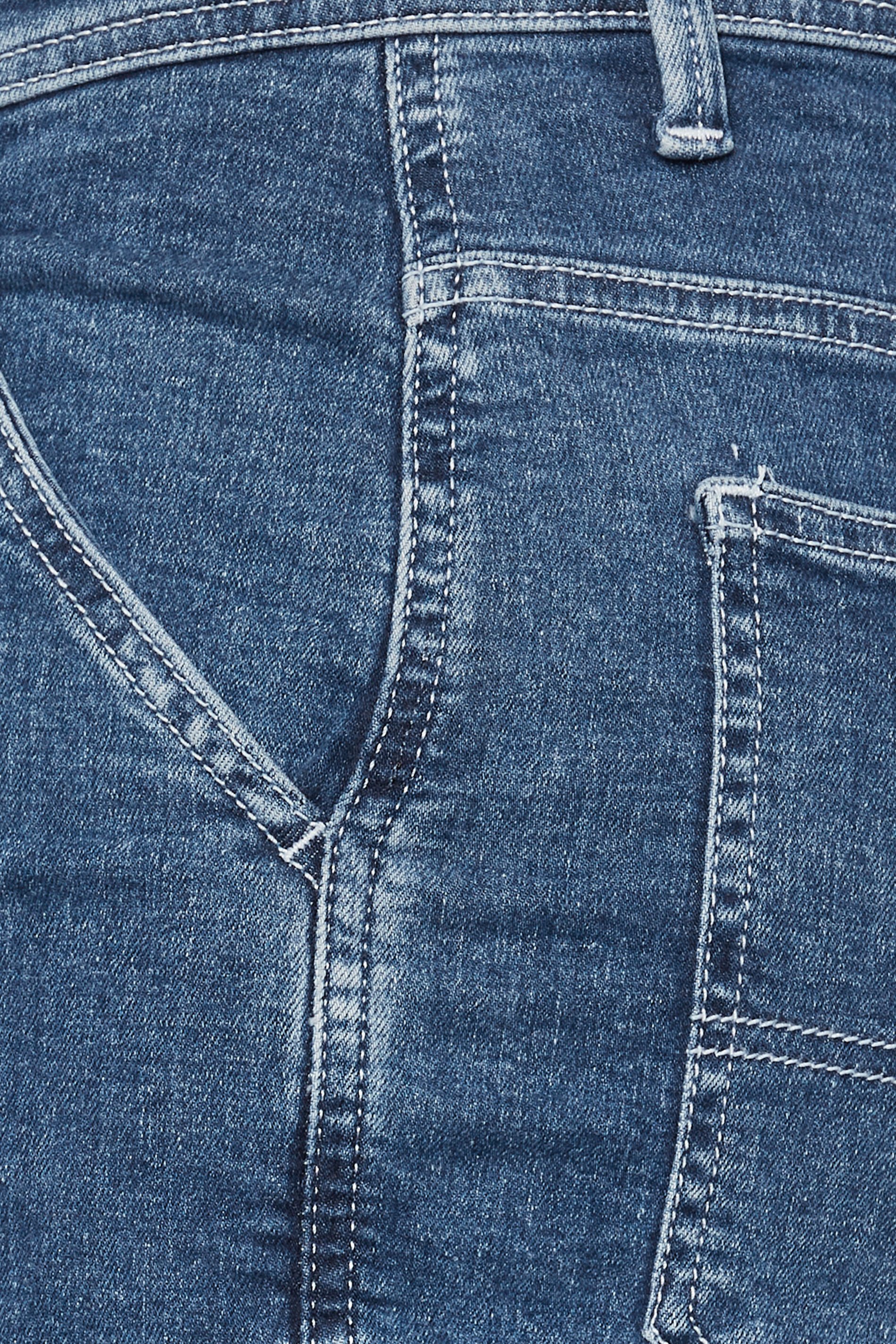 BadRhino Big & Tall Blue Stretch Cargo Jeans | BadRhino 5