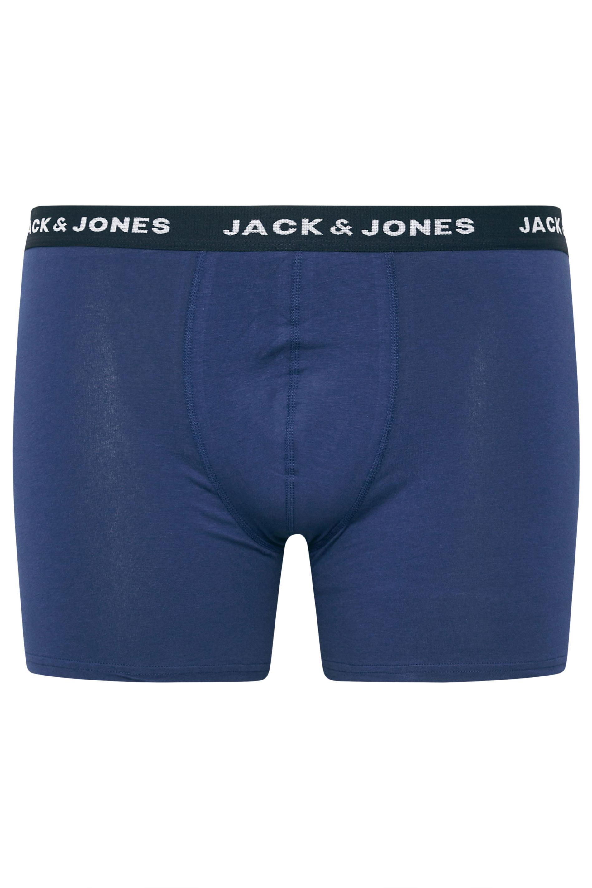JACK & JONES 7 PACK Navy Blue & Black Boxers | BadRhino 9