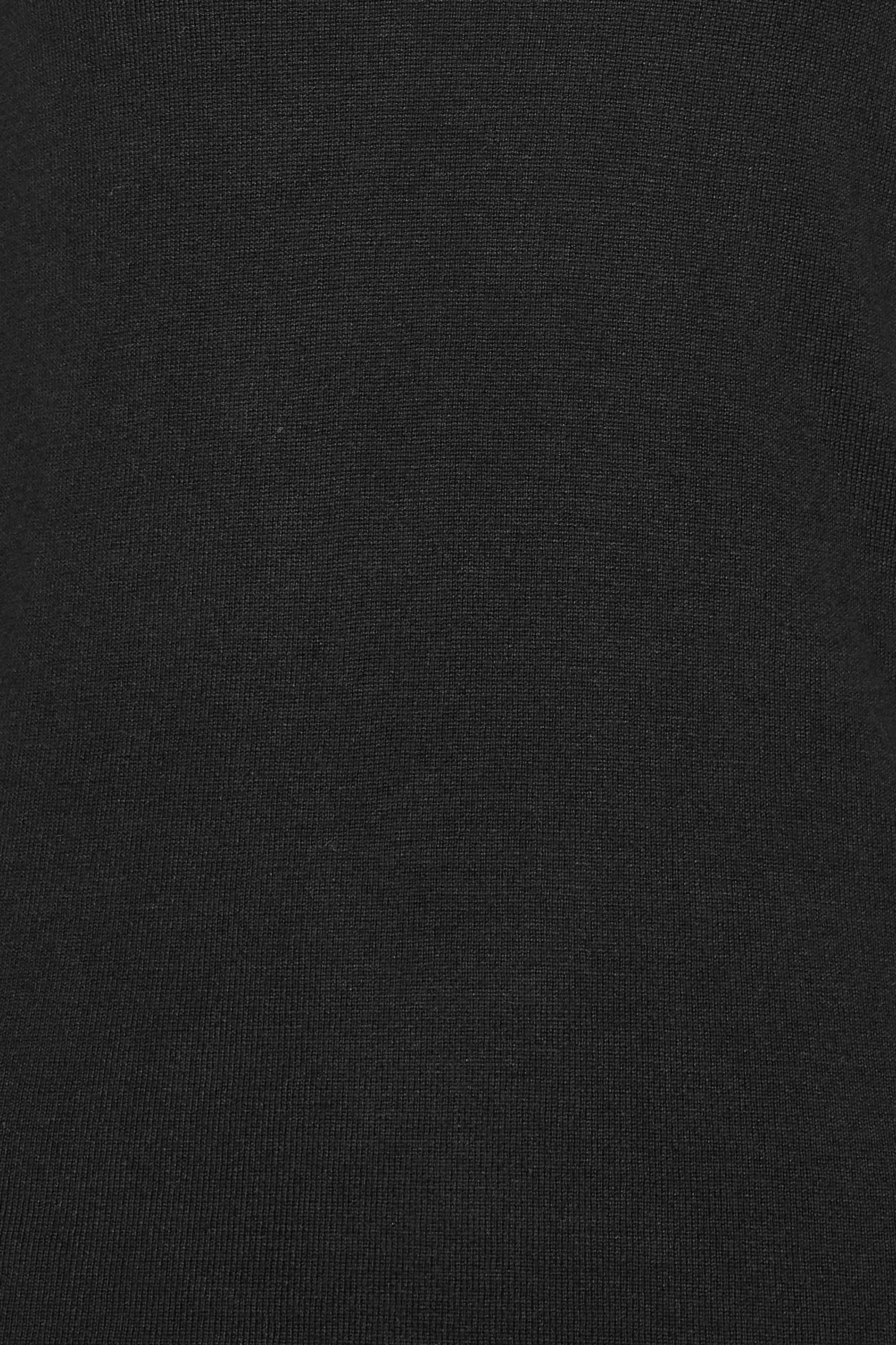 LTS Tall Black Knit Jumper | Long Tall Sally  5