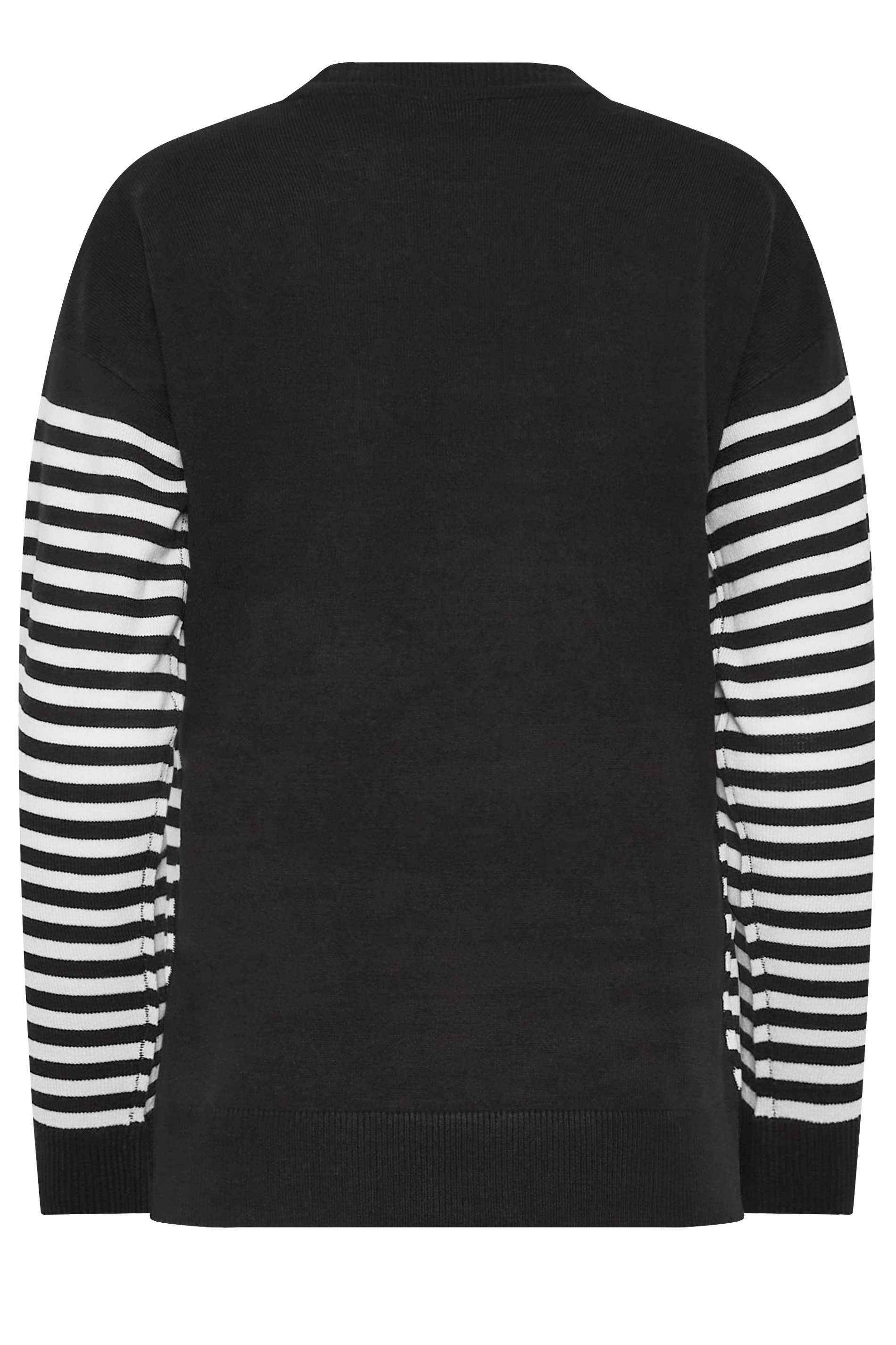 LTS Tall Black Star & Stripe Print Jumper | Long Tall Sally 7