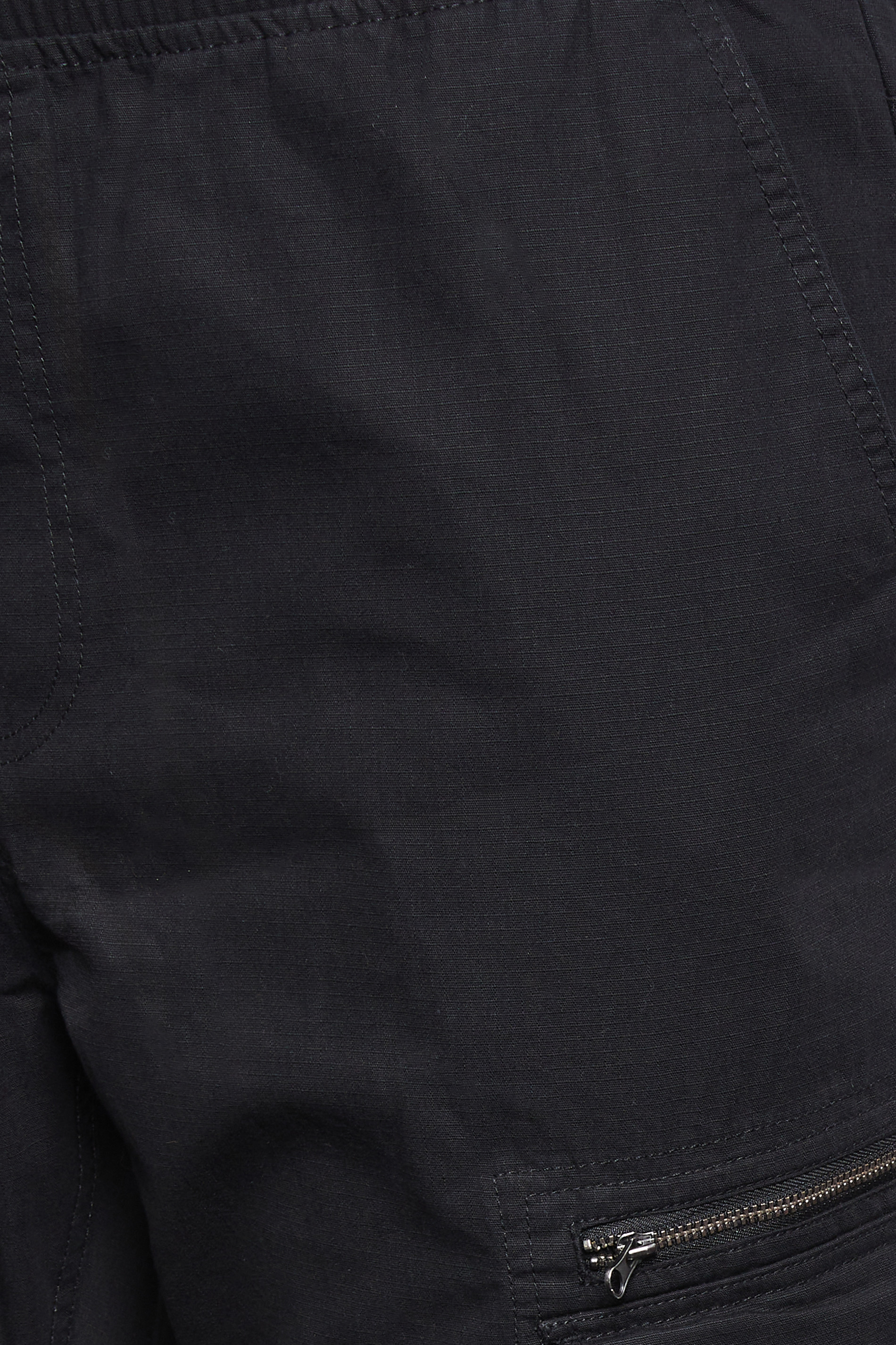 BadRhino Big & Tall Black Ripstop Cargo Trousers | BadRhino 6