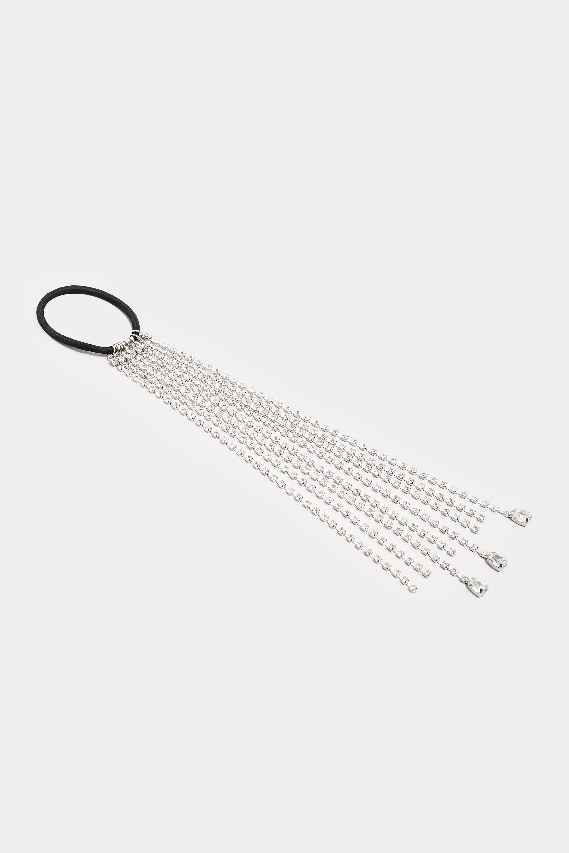 Silver Tone Diamante Drop Hairband | Yours Clothing 3