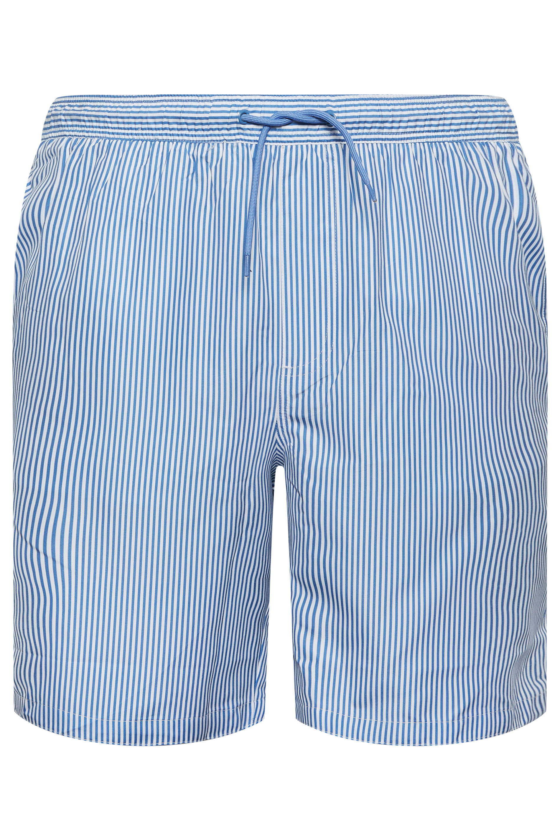 BadRhino Big & Tall Navy Blue Stripe Swim Shorts 4
