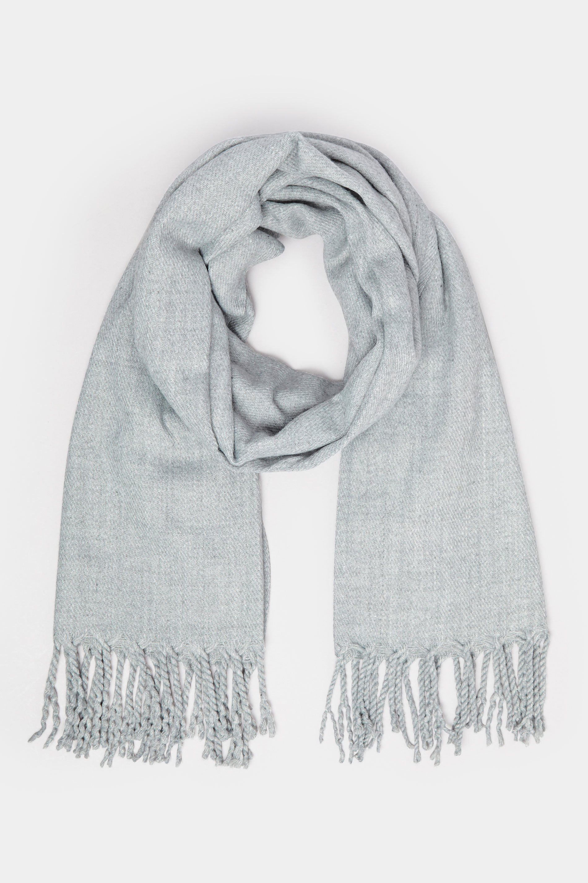 Grey Blanket Wrap Scarf | Yours Clothing 2