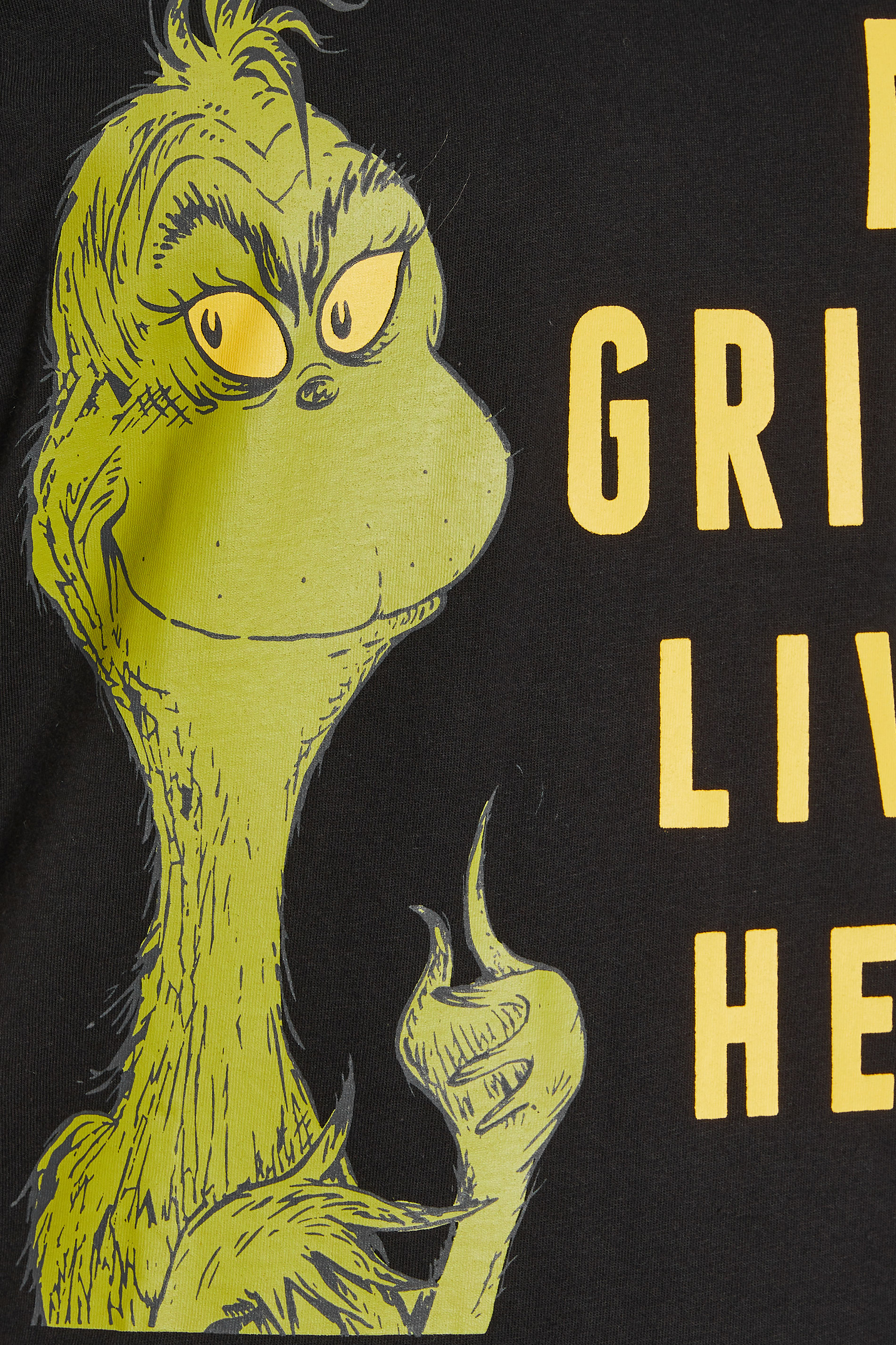 BadRhino Big & Tall Black Grinch Pyjama Set | BadRhino 7