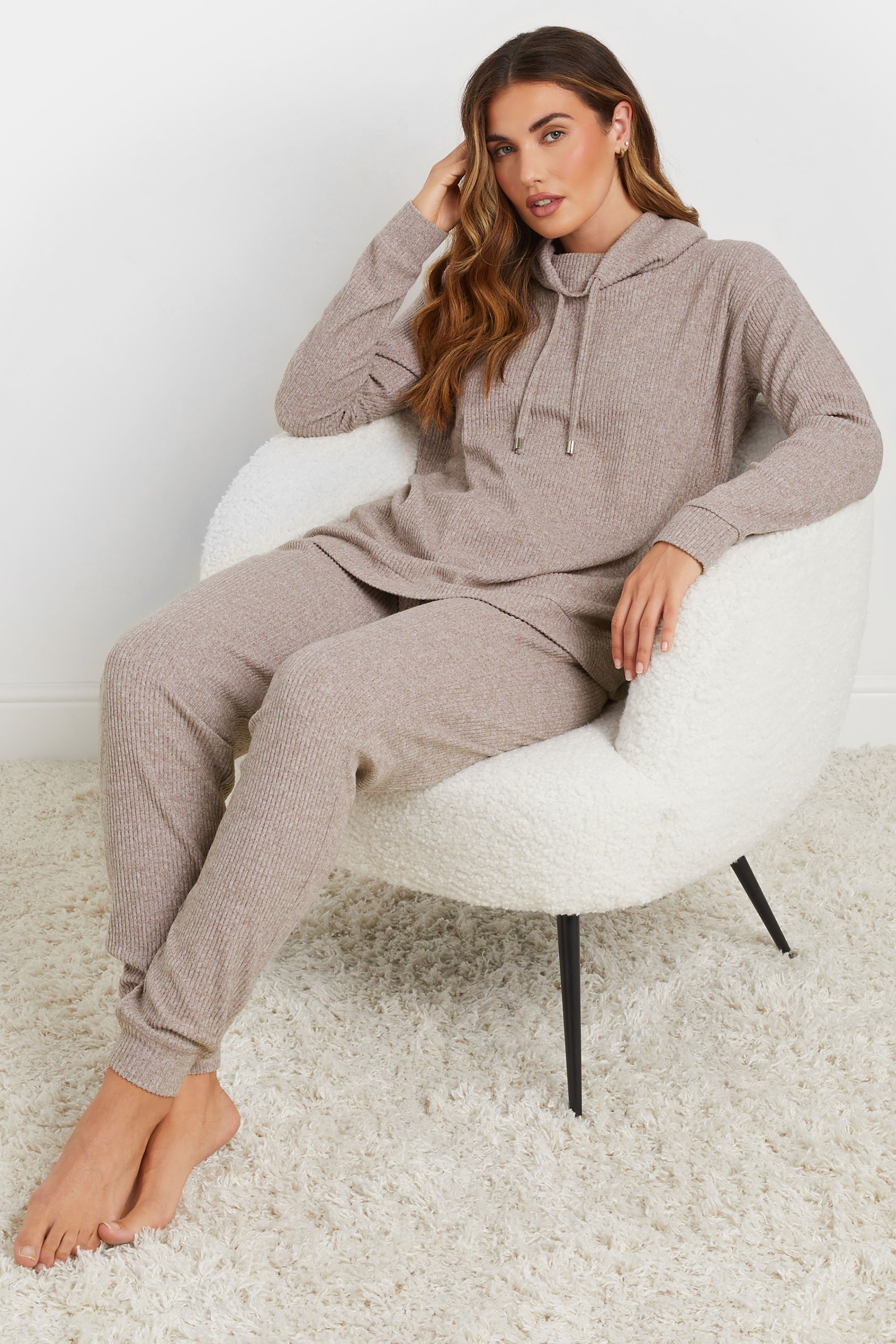 LTS Tall Blush Pink Soft Touch Cowl Neck Jumper | Long Tall Sally 1