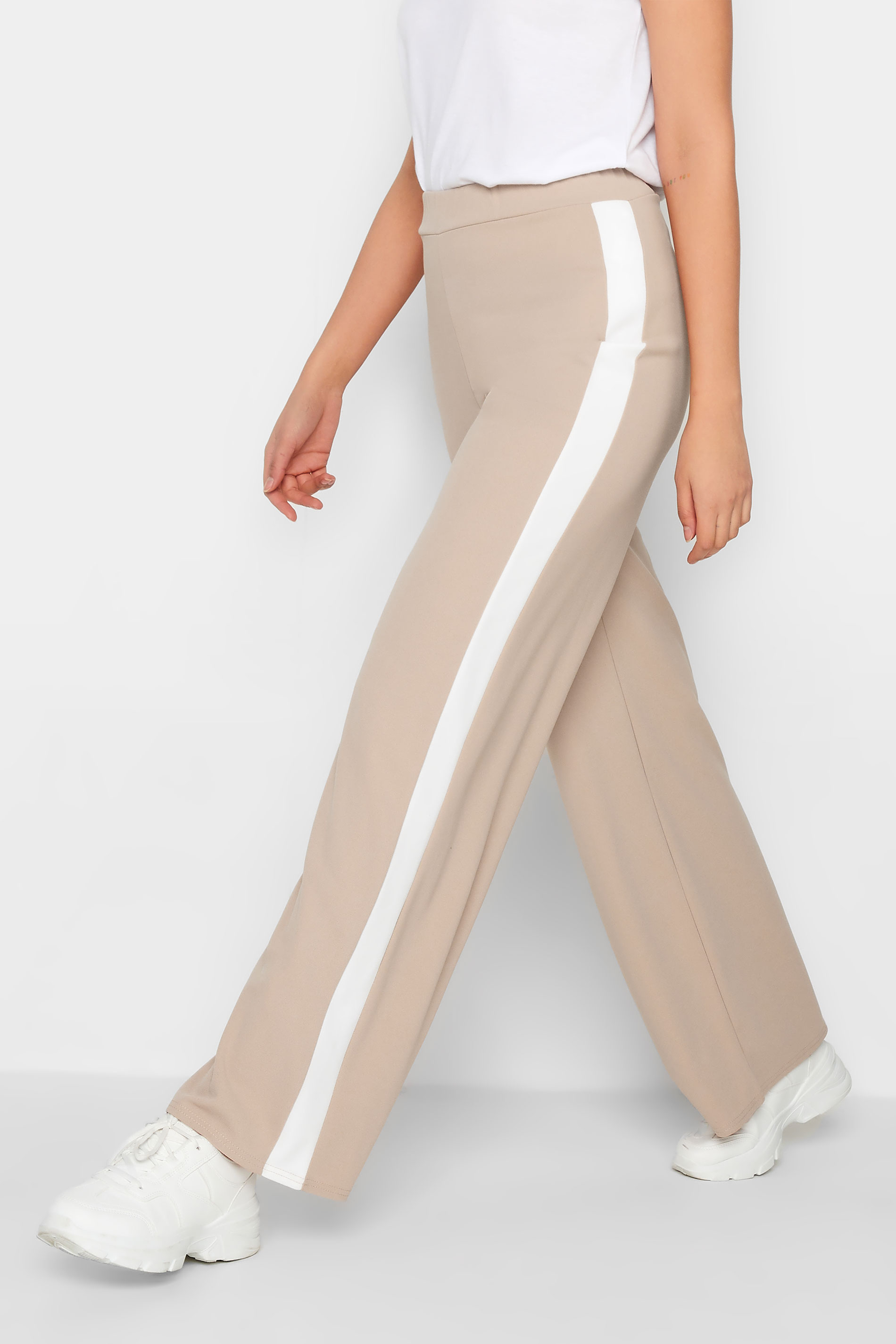 Side Stripe Trousers, Navy | ShopStyle UK
