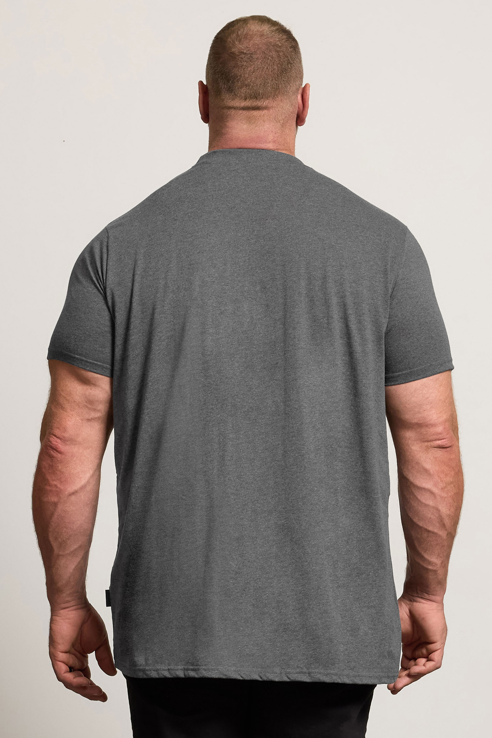 BadRhino Big & Tall 5 Pack Black/White/Navy Blue/Green/Grey Extra Long Core T-Shirts| BadRhino 3