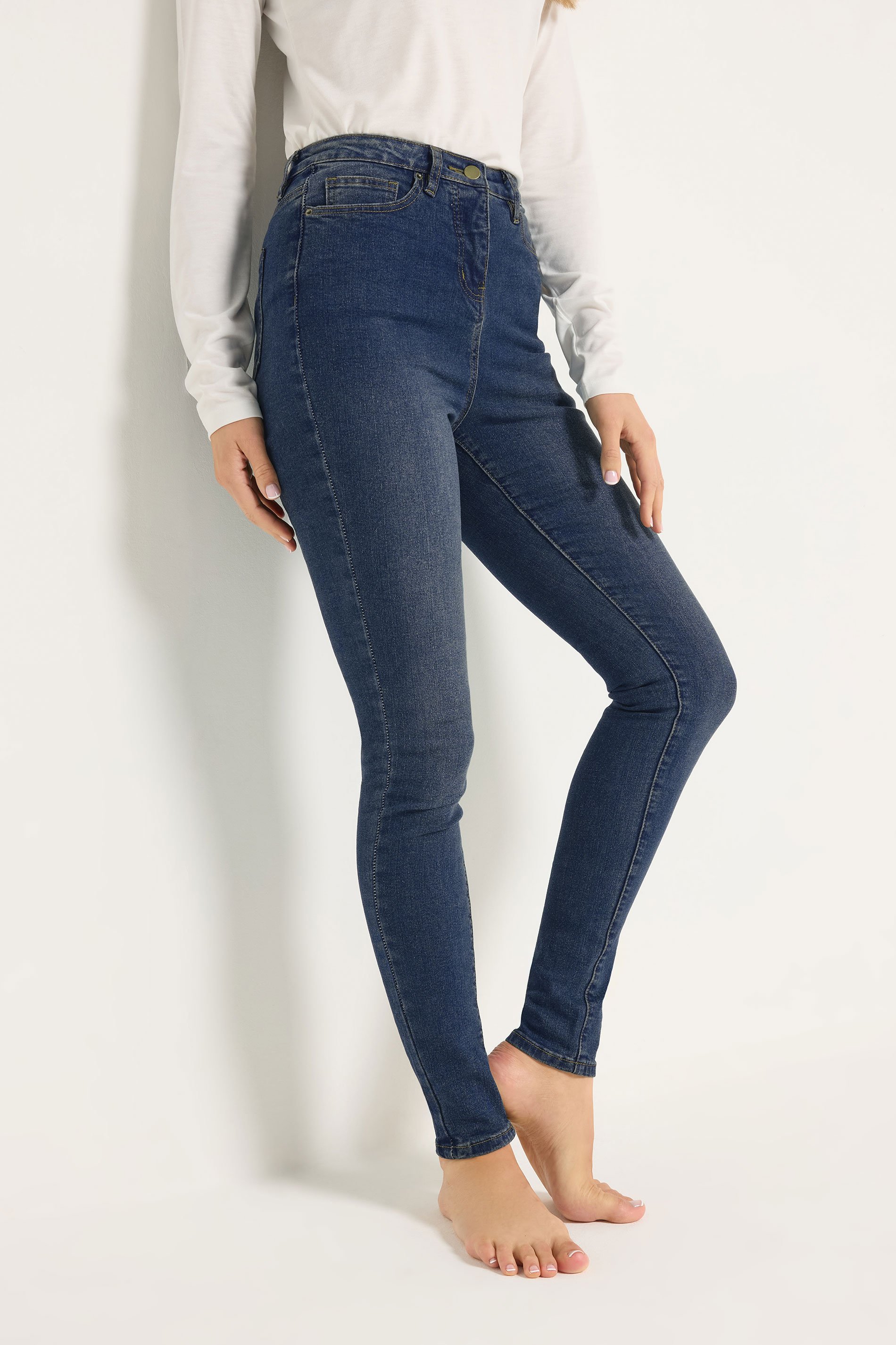LTS Tall Blue AVA Skinny Jeans | Long Tall Sally  3