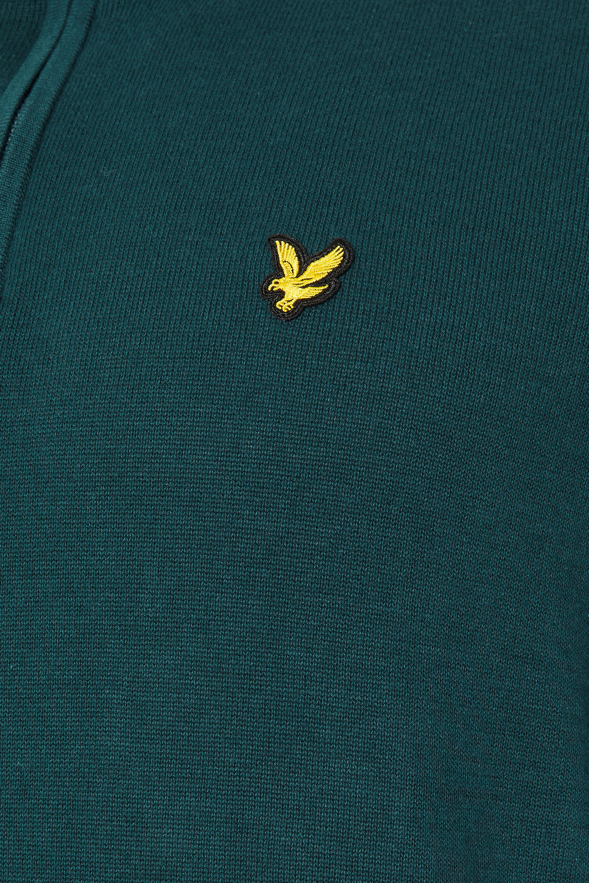 LYLE & SCOTT Big & Tall Teal Blue Quarter Zip Jumper | BadRhino 5