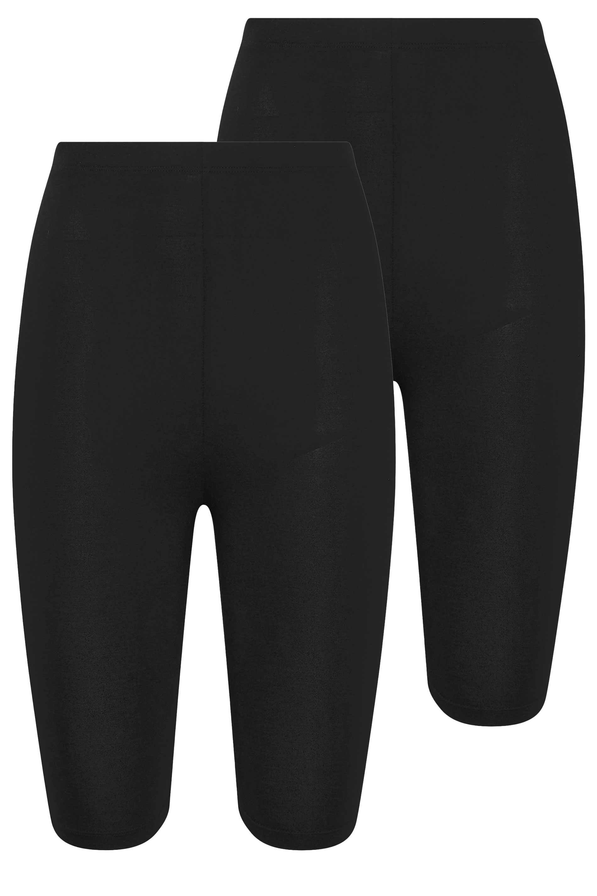 LTS 2 PACK Tall Women's Black Stretch Cycling Shorts | Long Tall Sally 7