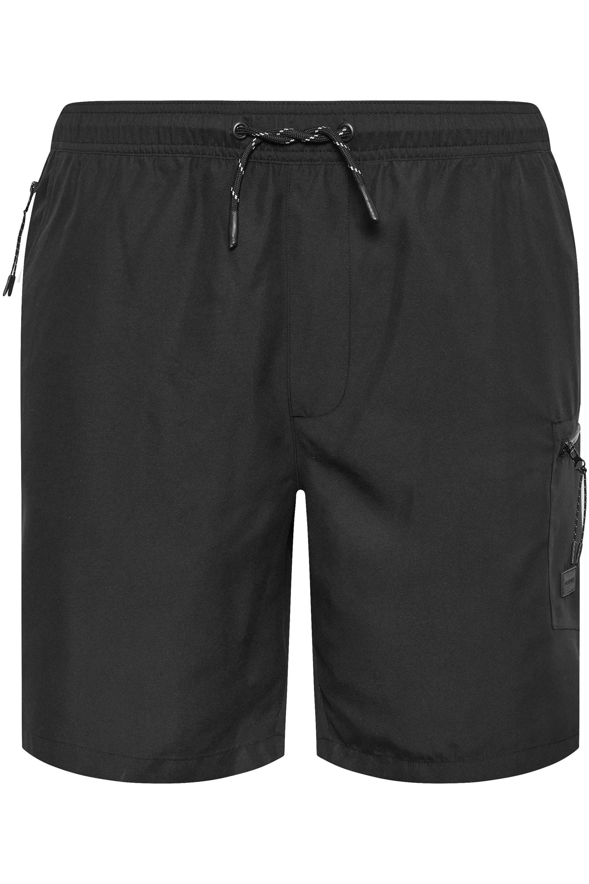 BadRhino Big & Tall Black Cargo Swim Shorts | BadRhino 7