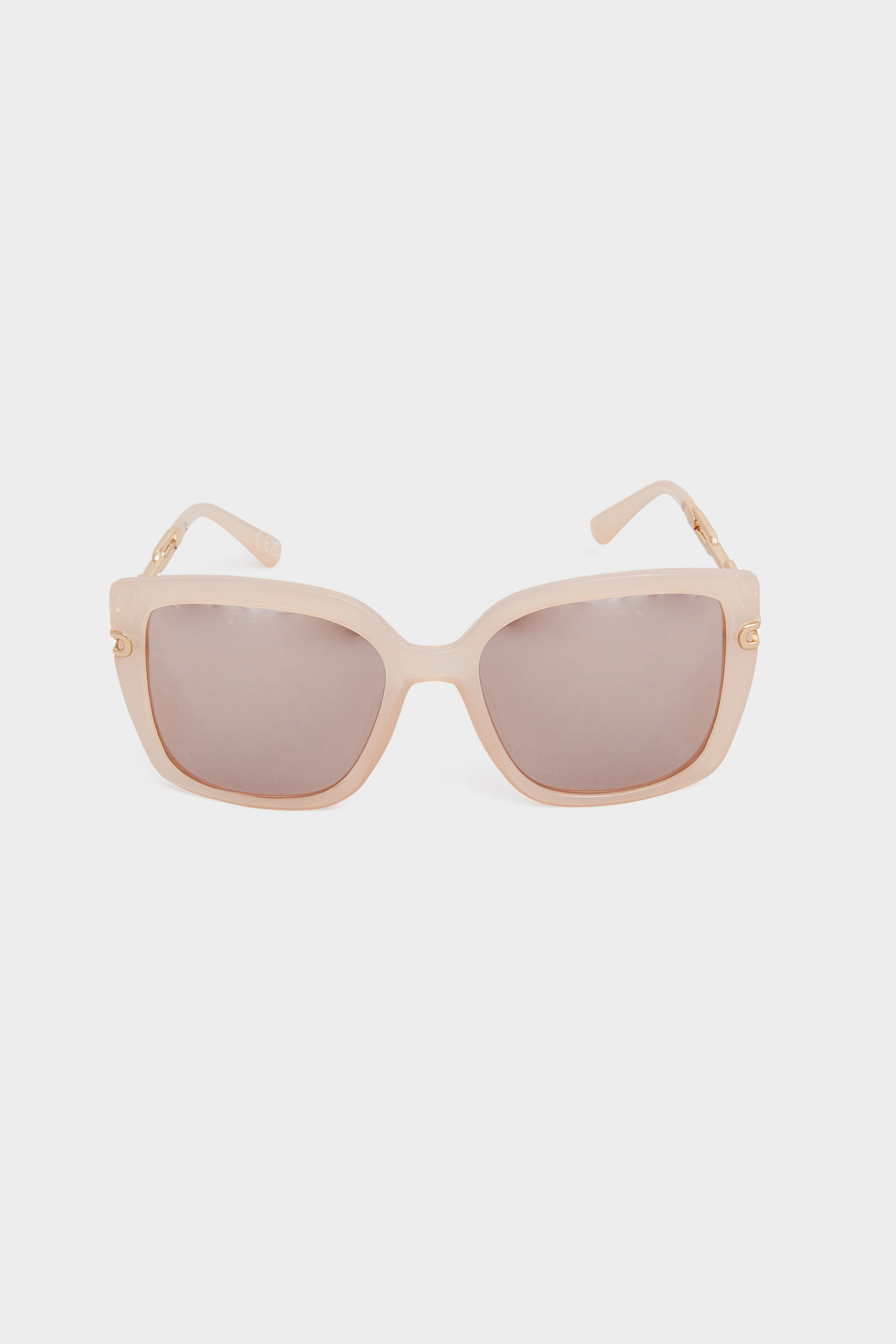 Plus Size Pink Oversized Chain Arm Sunglasses | Yours Clothing 3