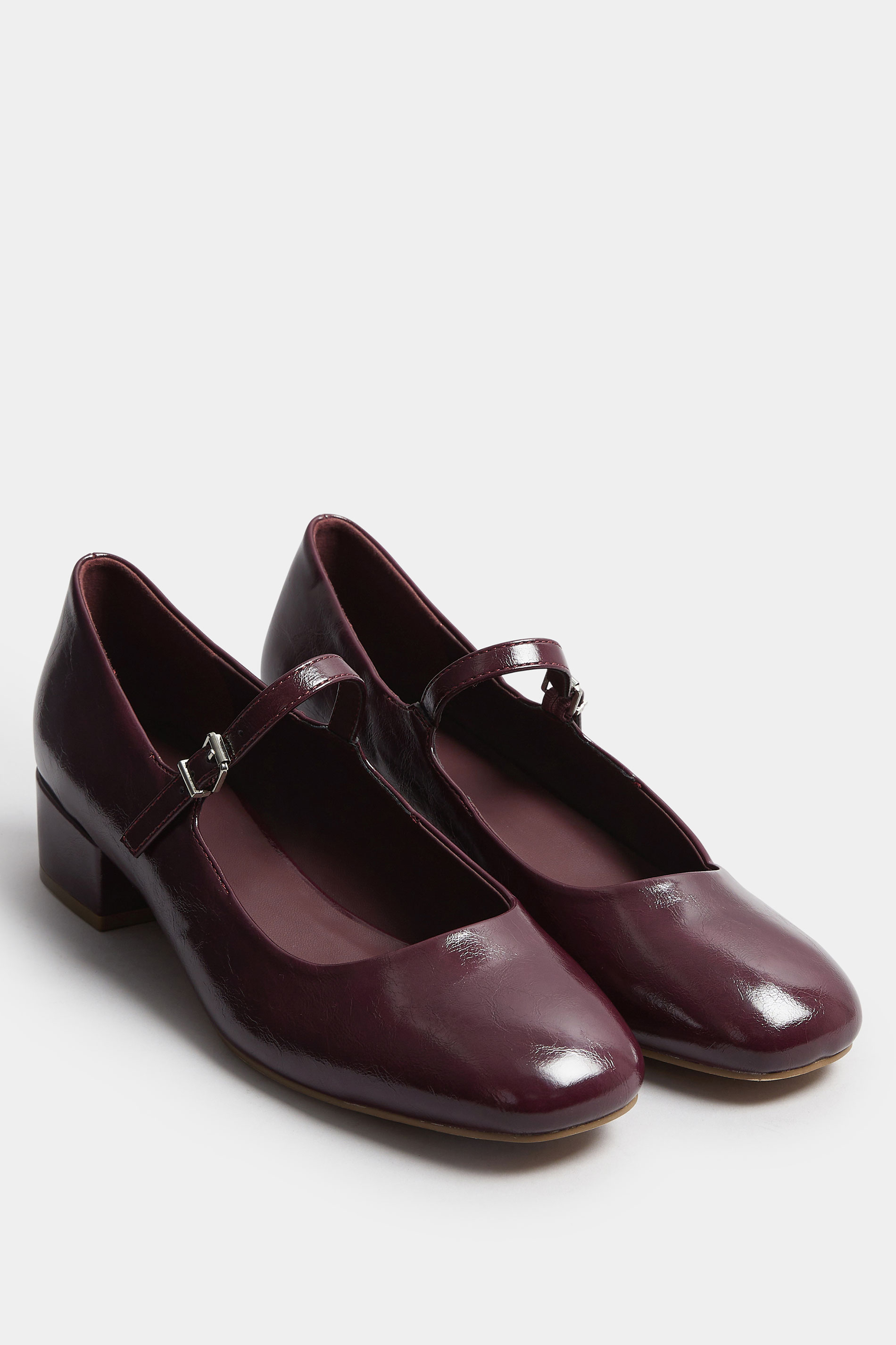 LTS Burgundy Red Mary Jane Heels In Standard Fit | Long Tall Sally 2