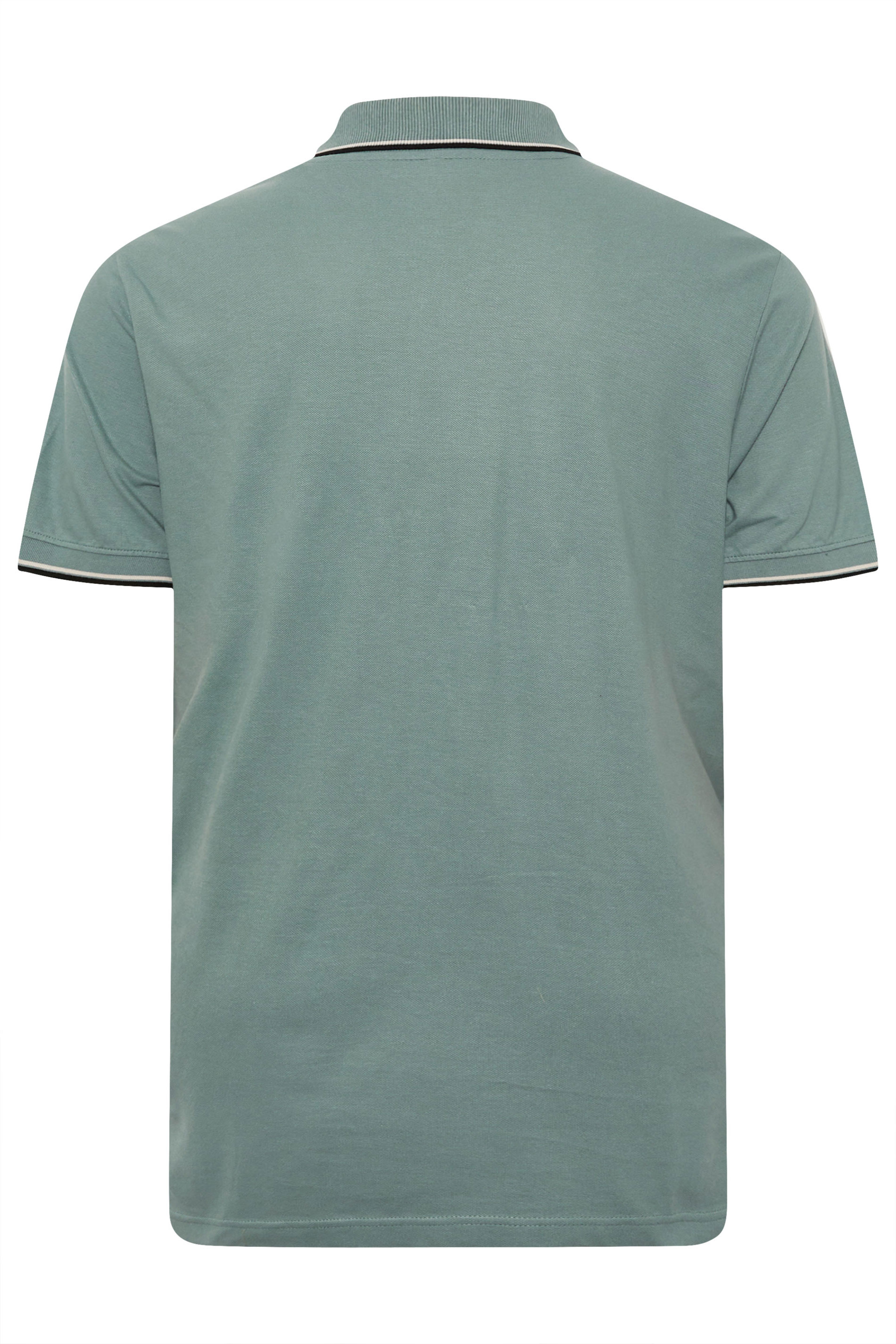 BadRhino Big & Tall Green Tipped Core Polo Shirt | BadRhino 7