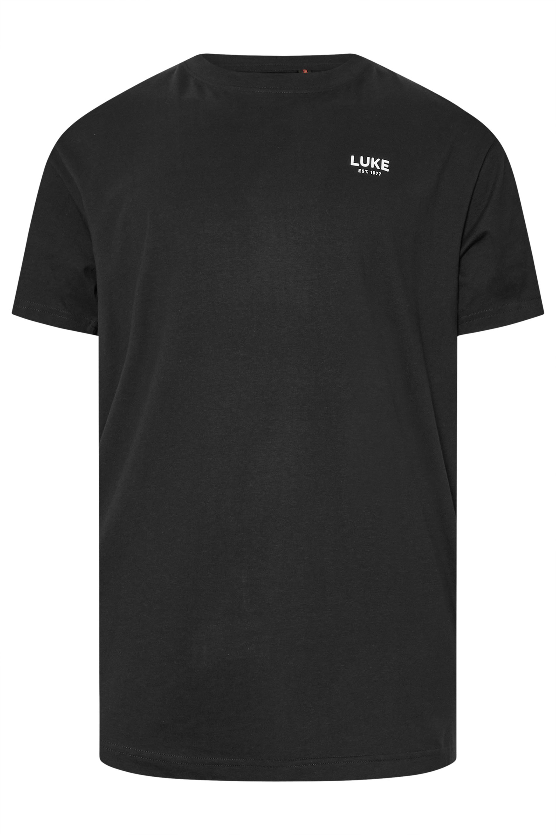 LUKE 1977 Big & Tall Black Exquisite T-Shirt | BadRhino 3