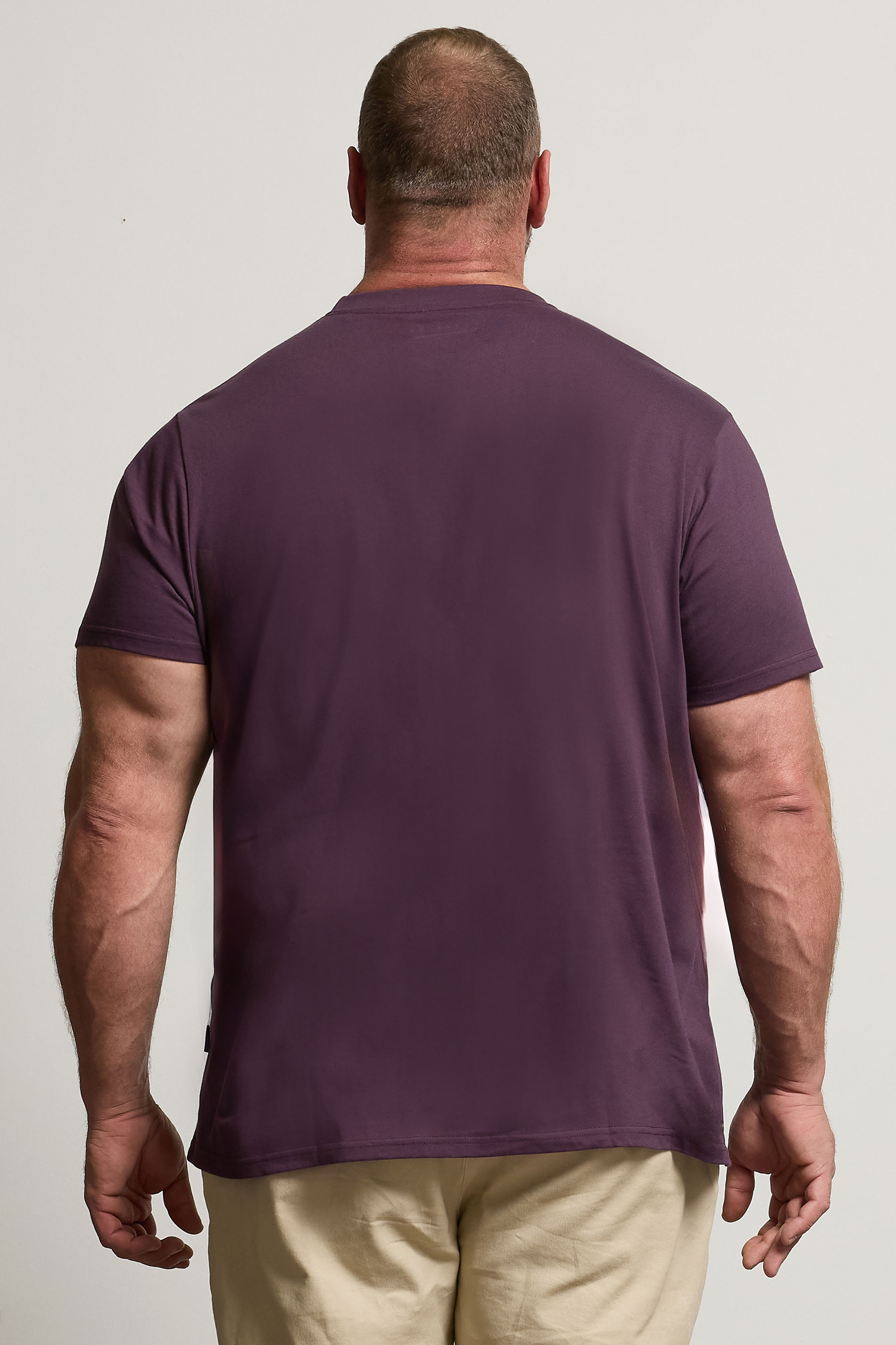 BadRhino Big & Tall Plum Purple Core T-Shirt | BadRhino 3