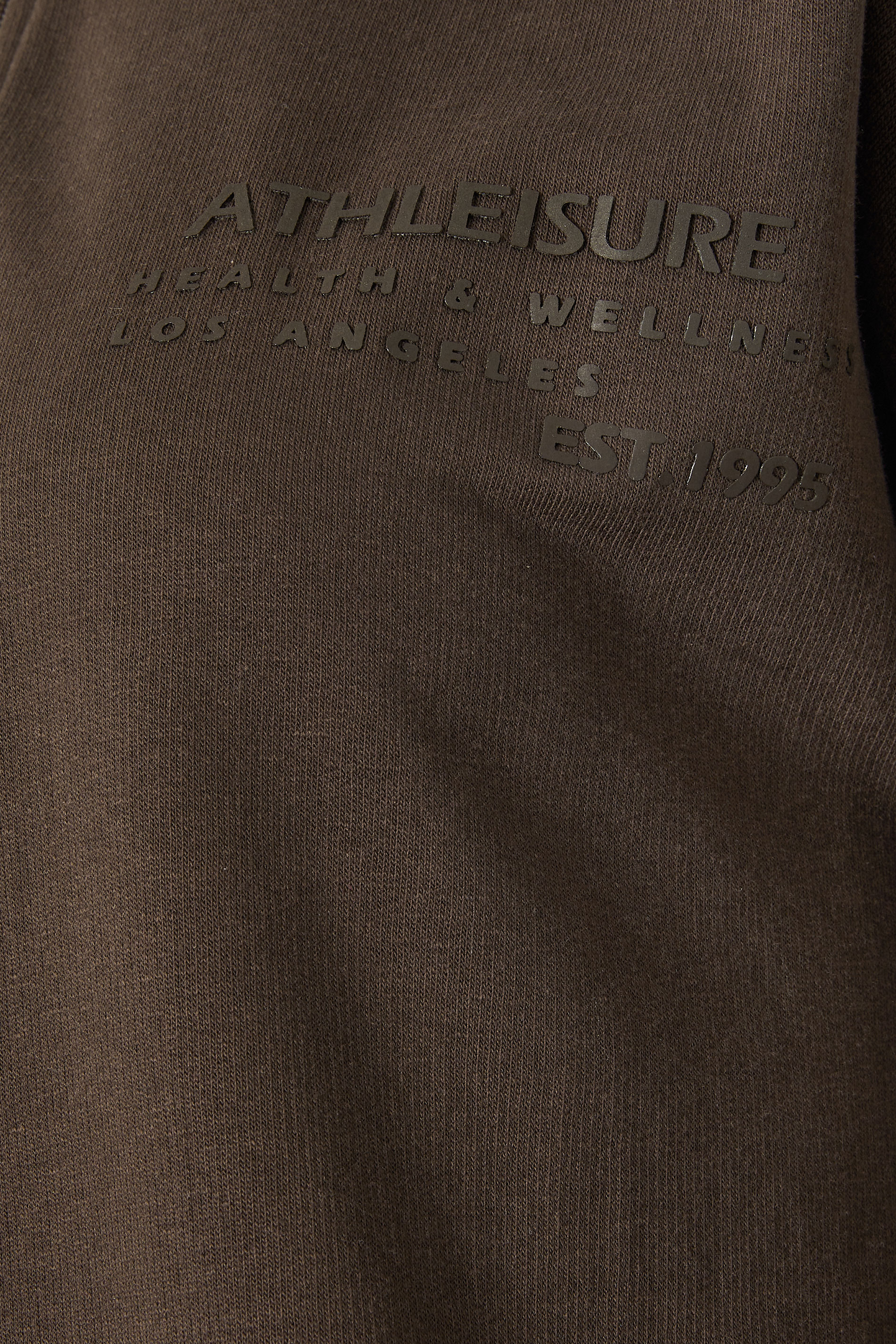 LTS Tall Women's Chocolate Brown Slogan Zip Sweatshirt | Long Tall Sally 7