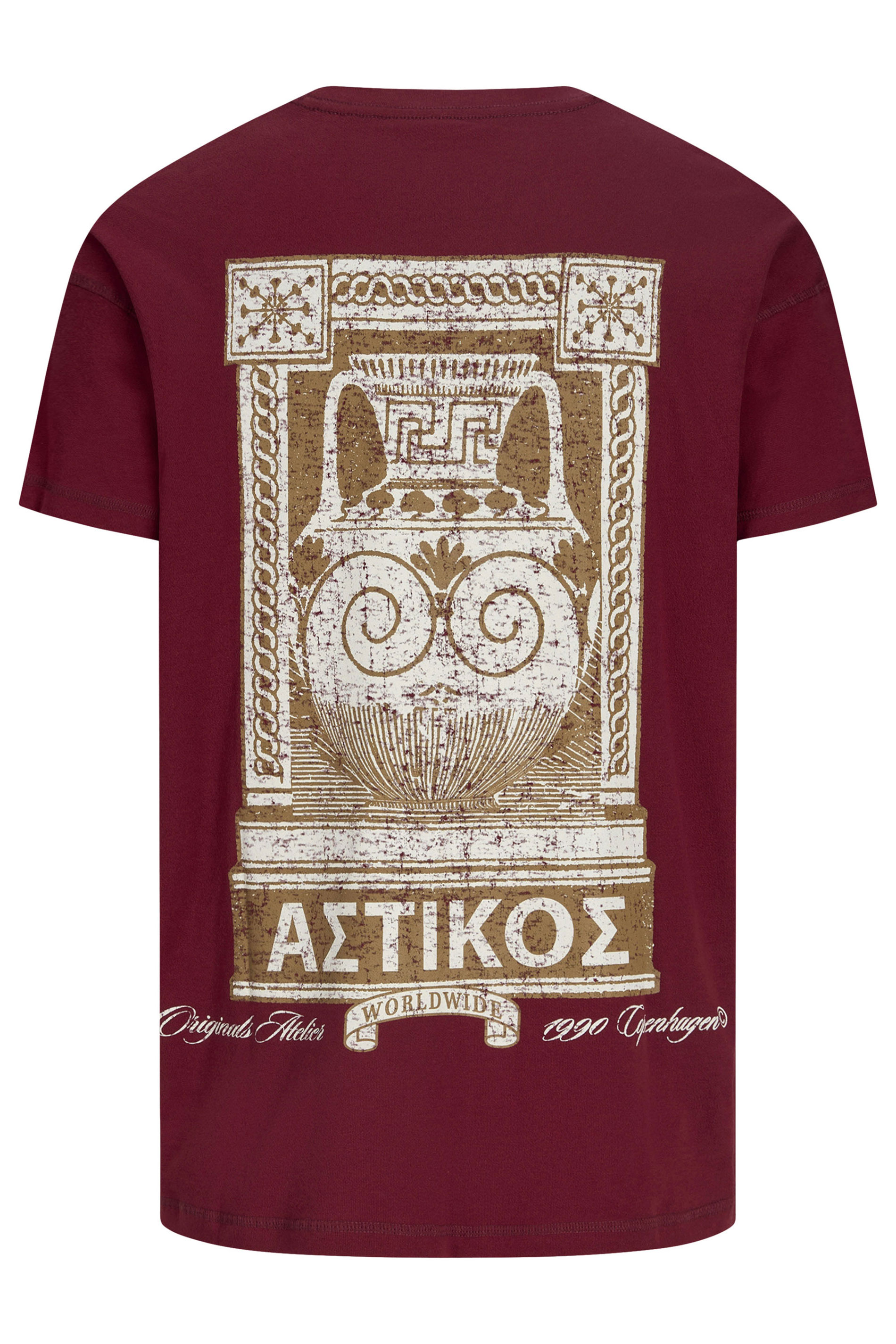 JACK & JONES Big & Tall Red Back Print T-Shirt | BadRhino 2