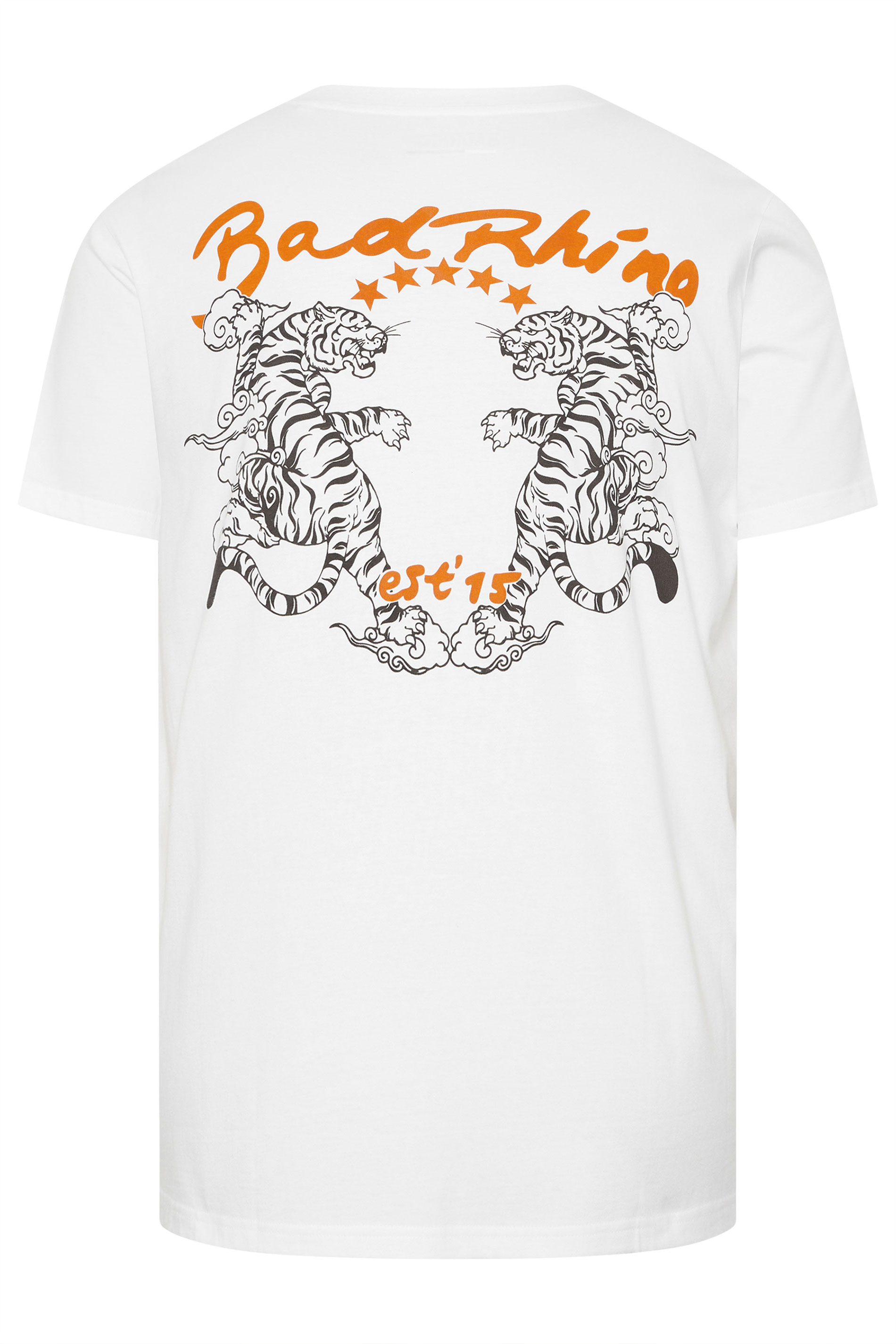 BadRhino Big & Tall White Tiger Graphic T-Shirt | BadRhino 2