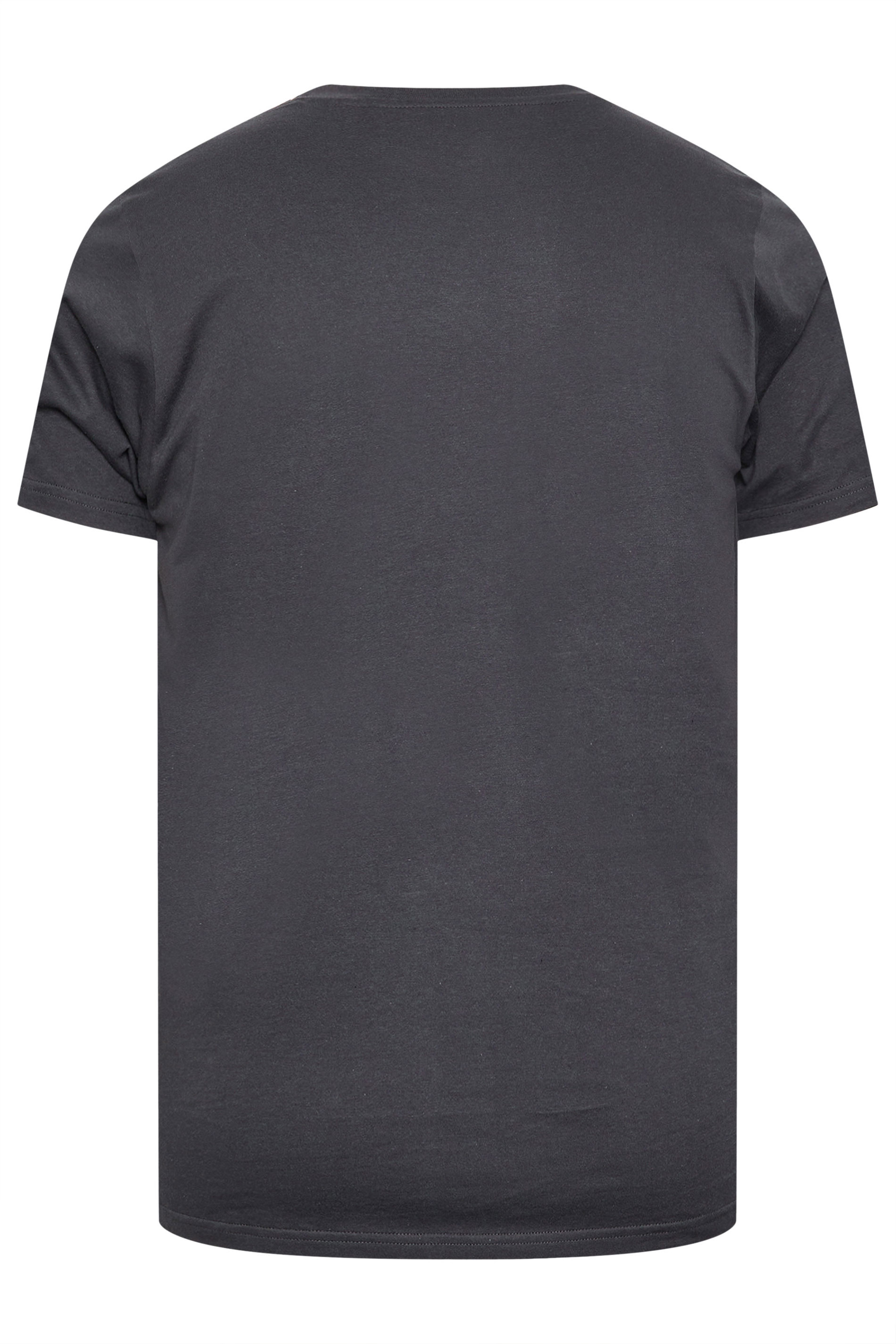 BadRhino Big & Tall Grey Christmas Skull Graphic T-Shirt | BadRhino 5