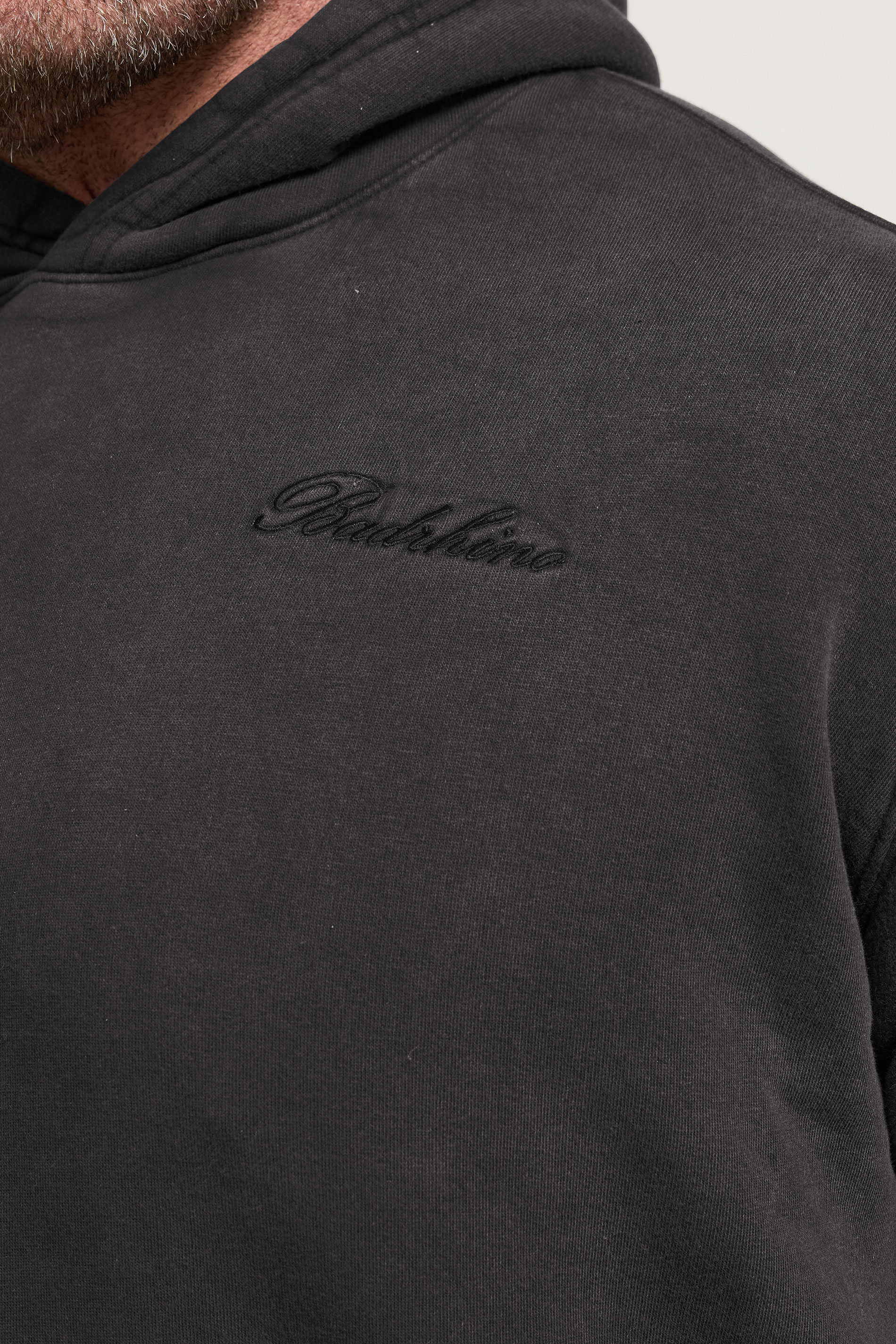 BadRhino Big & Tall Black Sun Bleached Hoodie | BadRhino 5