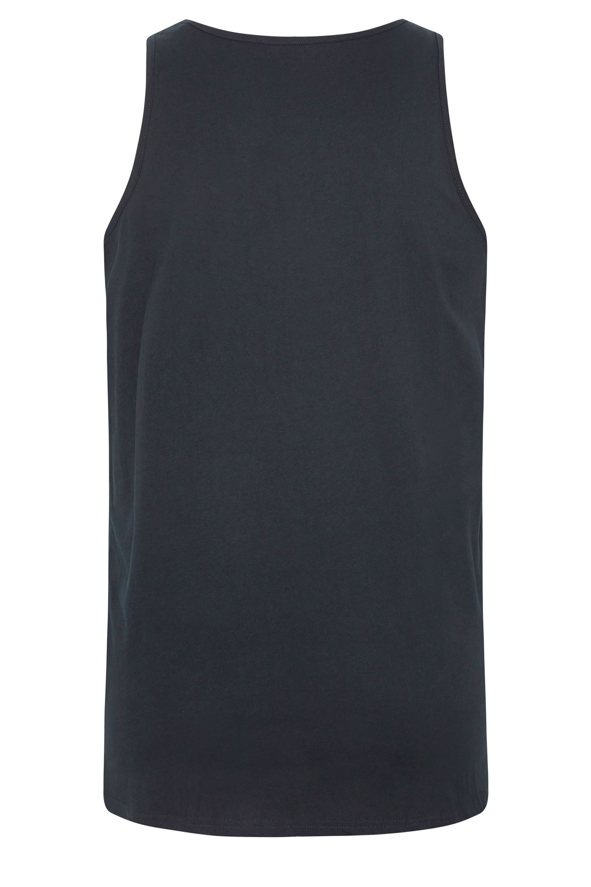 BadRhino Navy Blue Plain Vest Top | BadRhino 7