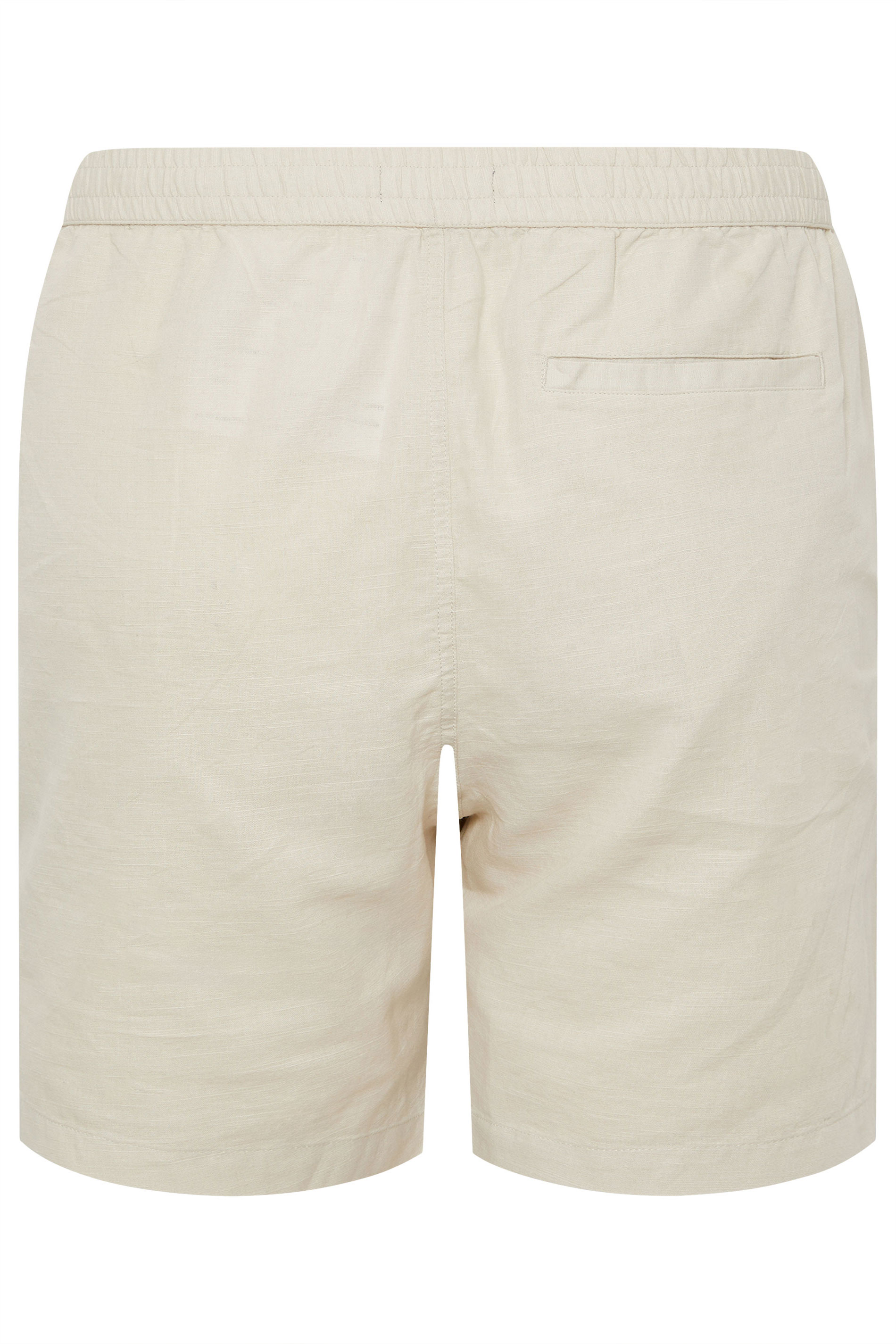 BadRhino Big & Tall Natural Brown Linen Shorts | BadRhino 8
