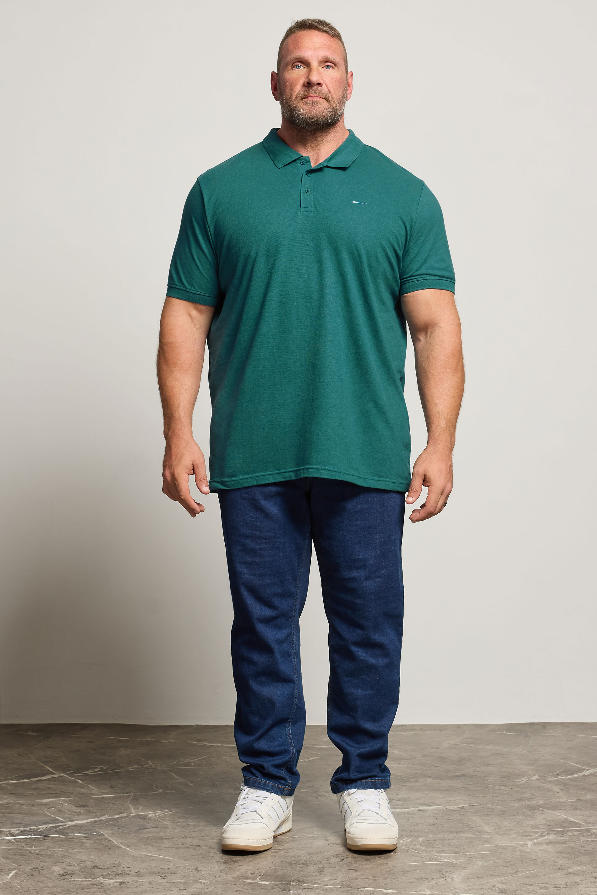 BadRhino Big & Tall Green Polo Shirt | BadRhino 2