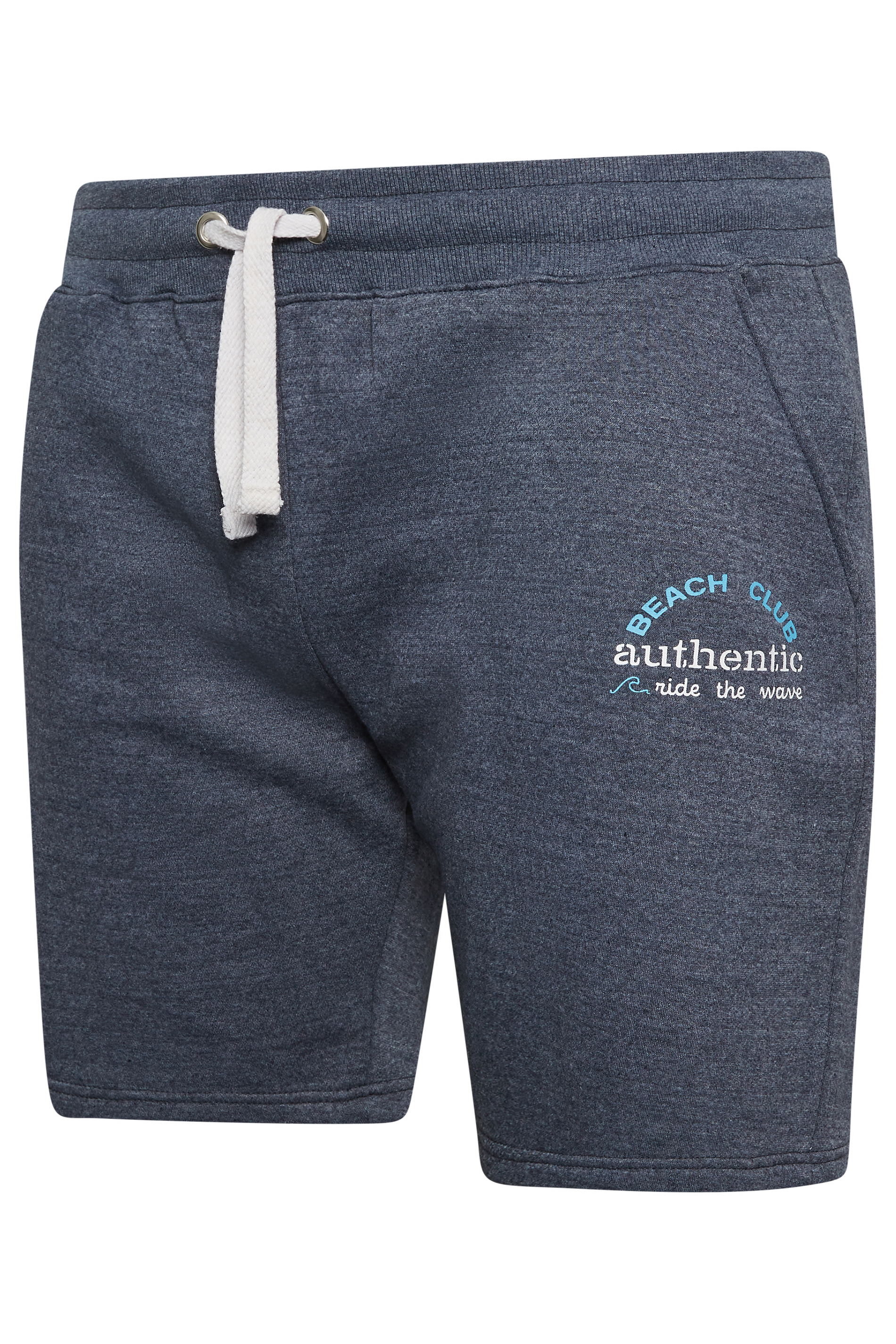 BadRhino Big & Tall Denim Blue Marl Authentic Jogger Shorts | BadRhino 5