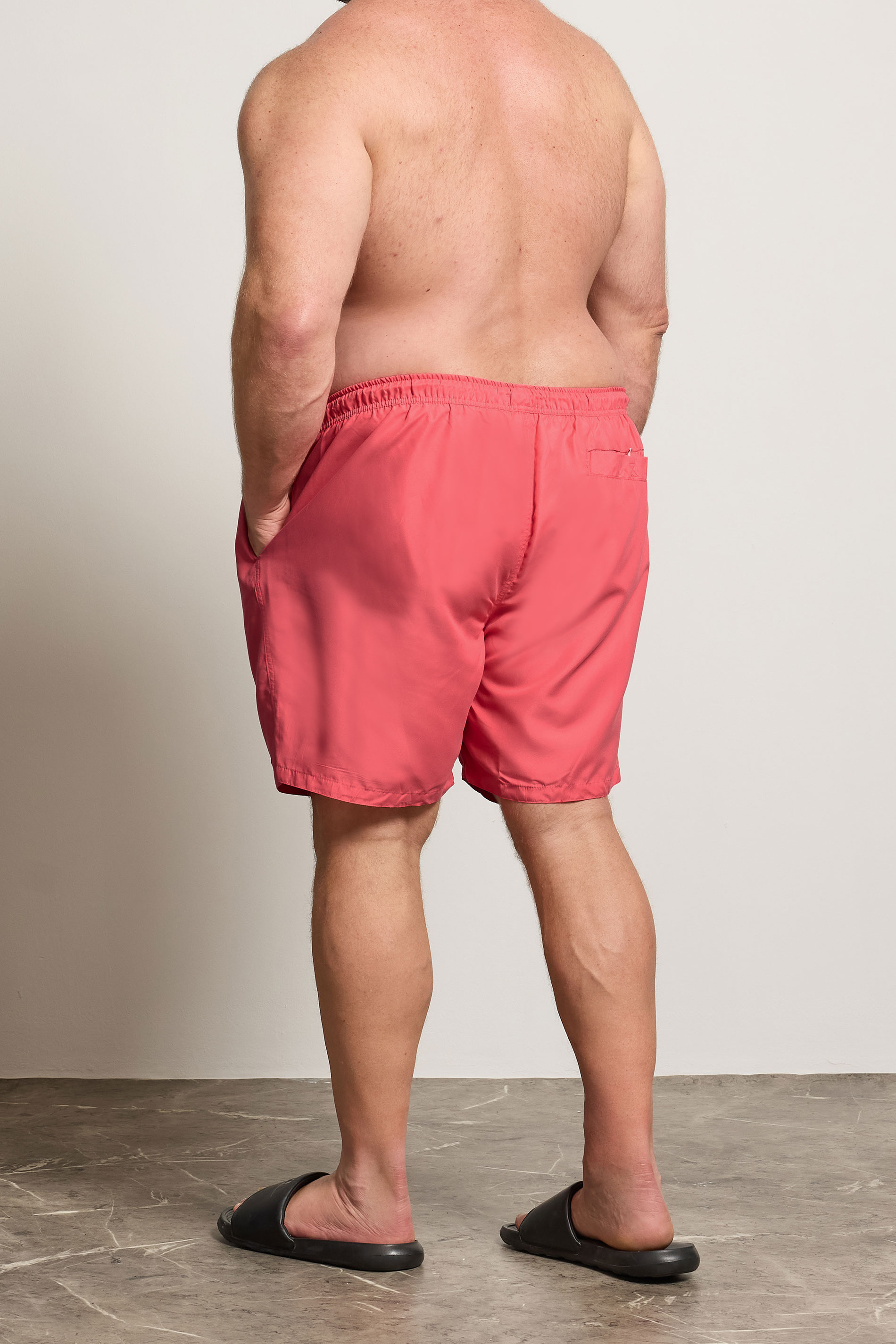 BadRhino Big & Tall Pink Swim Shorts | BadRhino 3