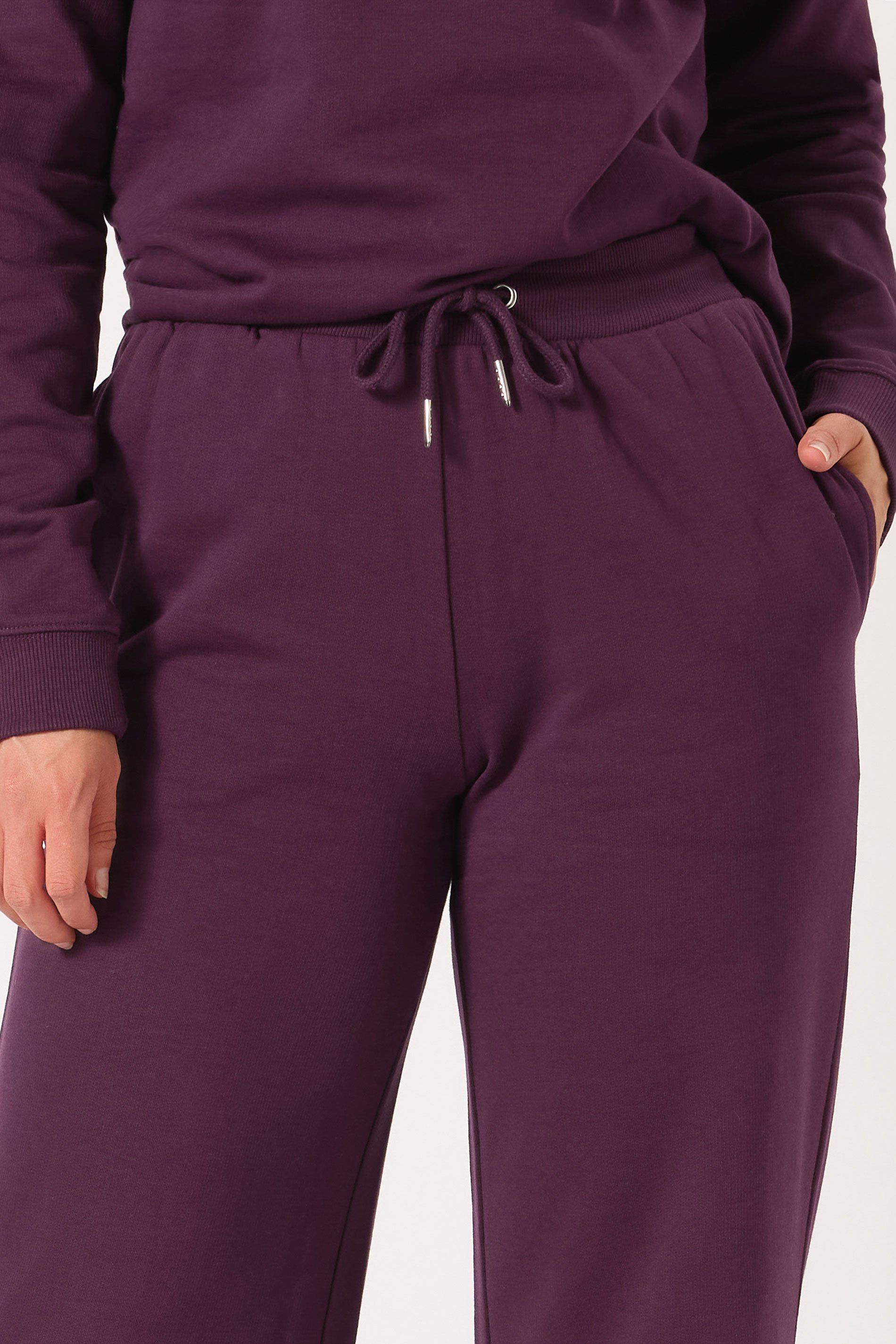 LTS Tall Purple Wide Leg Joggers | Long Tall Sally 5