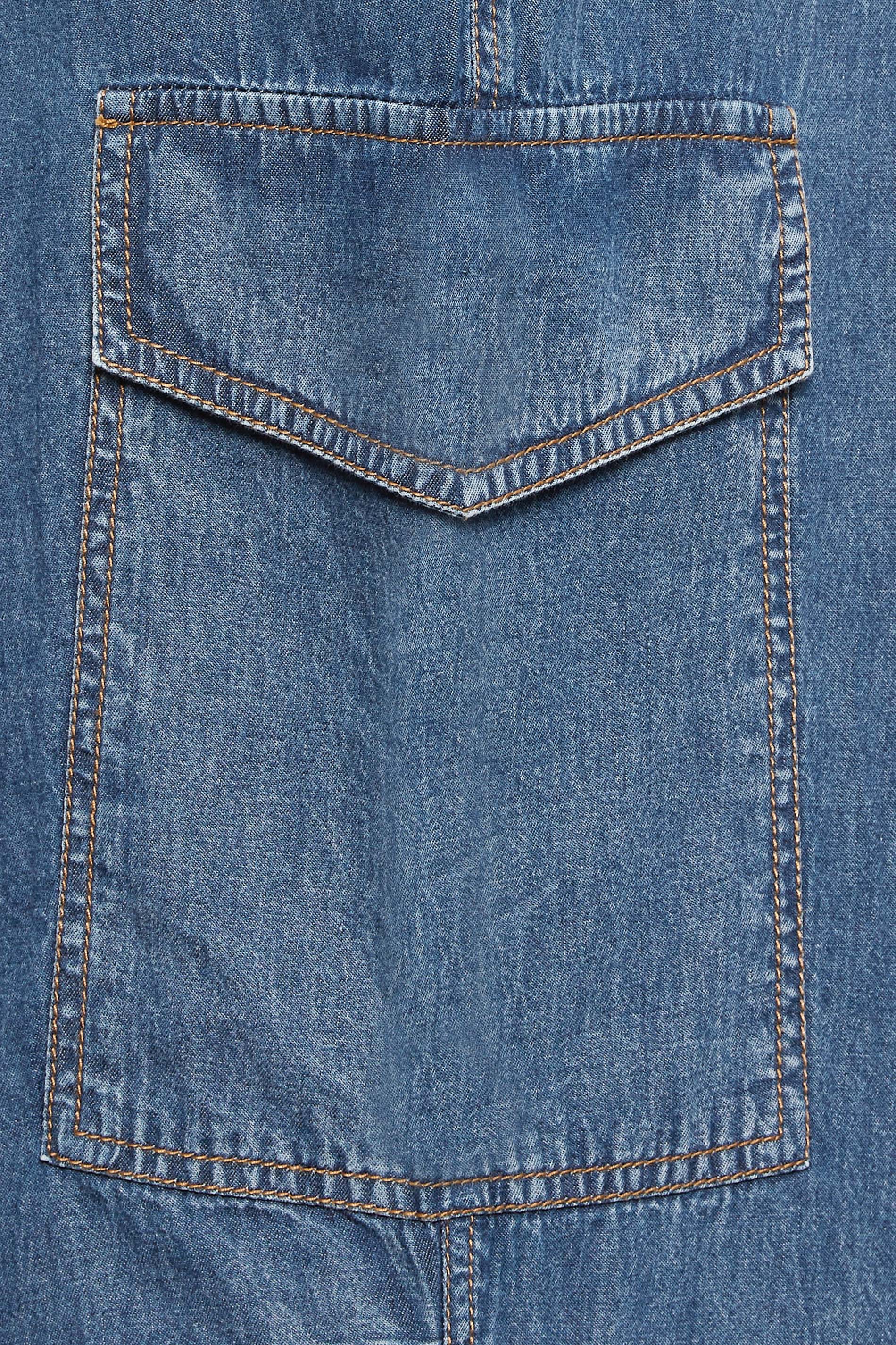 LTS Tall Women's Blue Denim Parachute Trousers | Long Tall Sally 5
