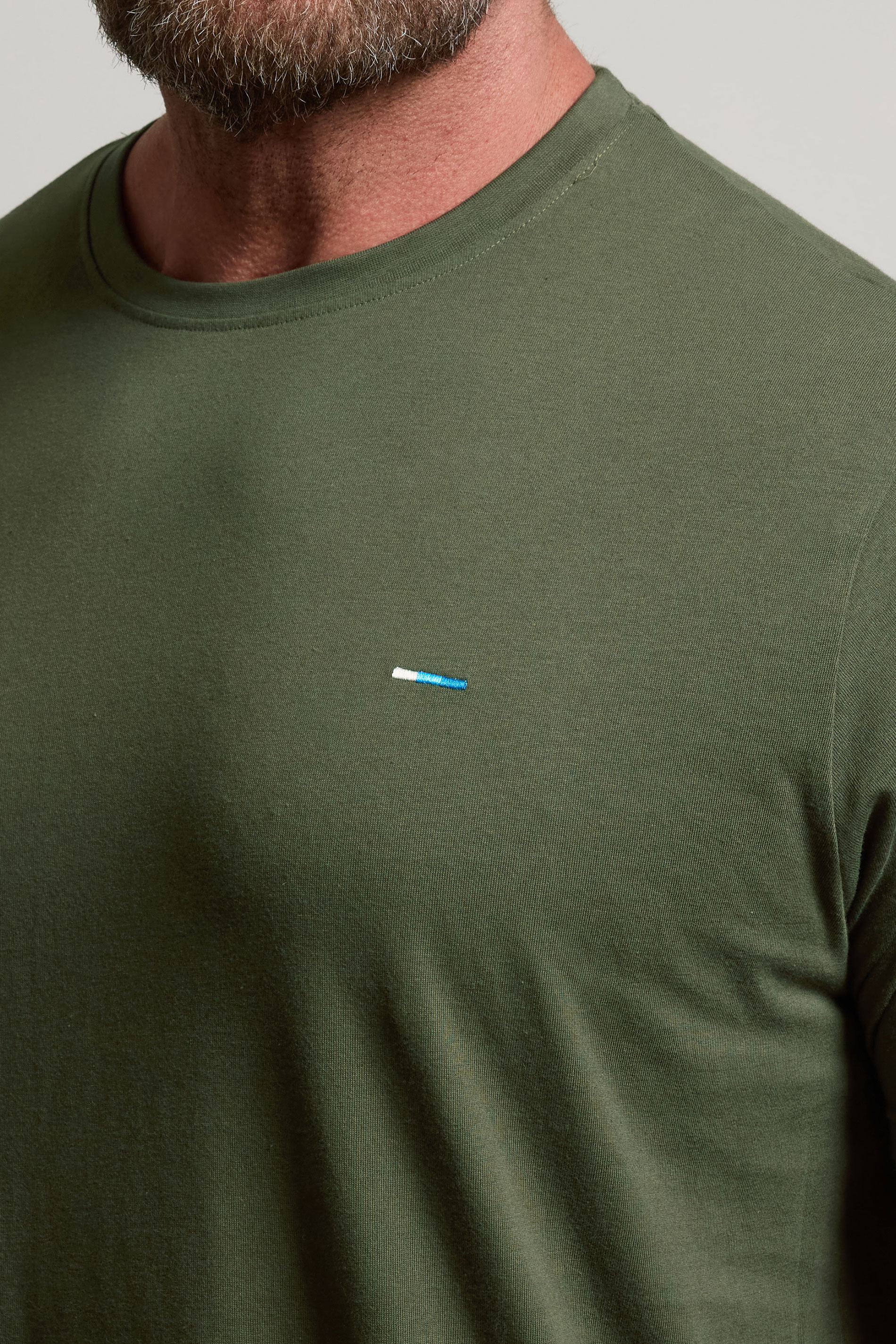 BadRhino Big & Tall Khaki Green Extra Long Core T-Shirt | BadRhino 4