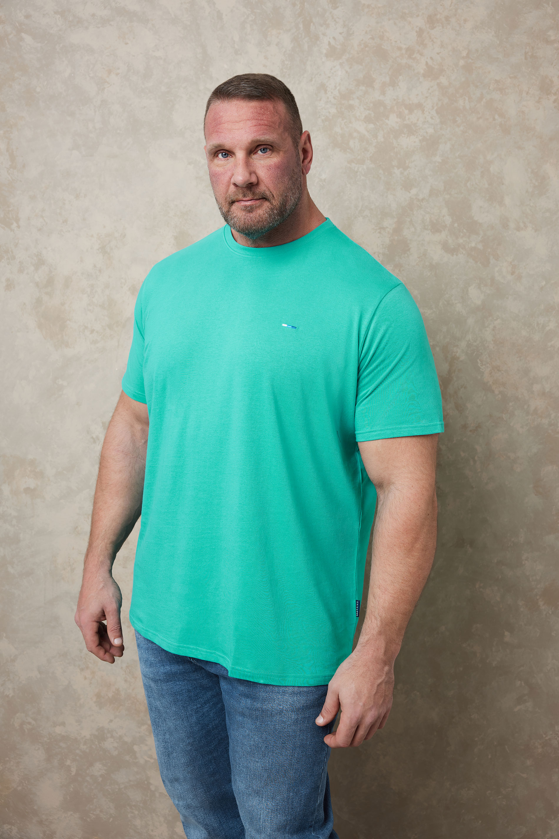BadRhino Big & Tall Teal Green Core T-shirt | BadRhino 1