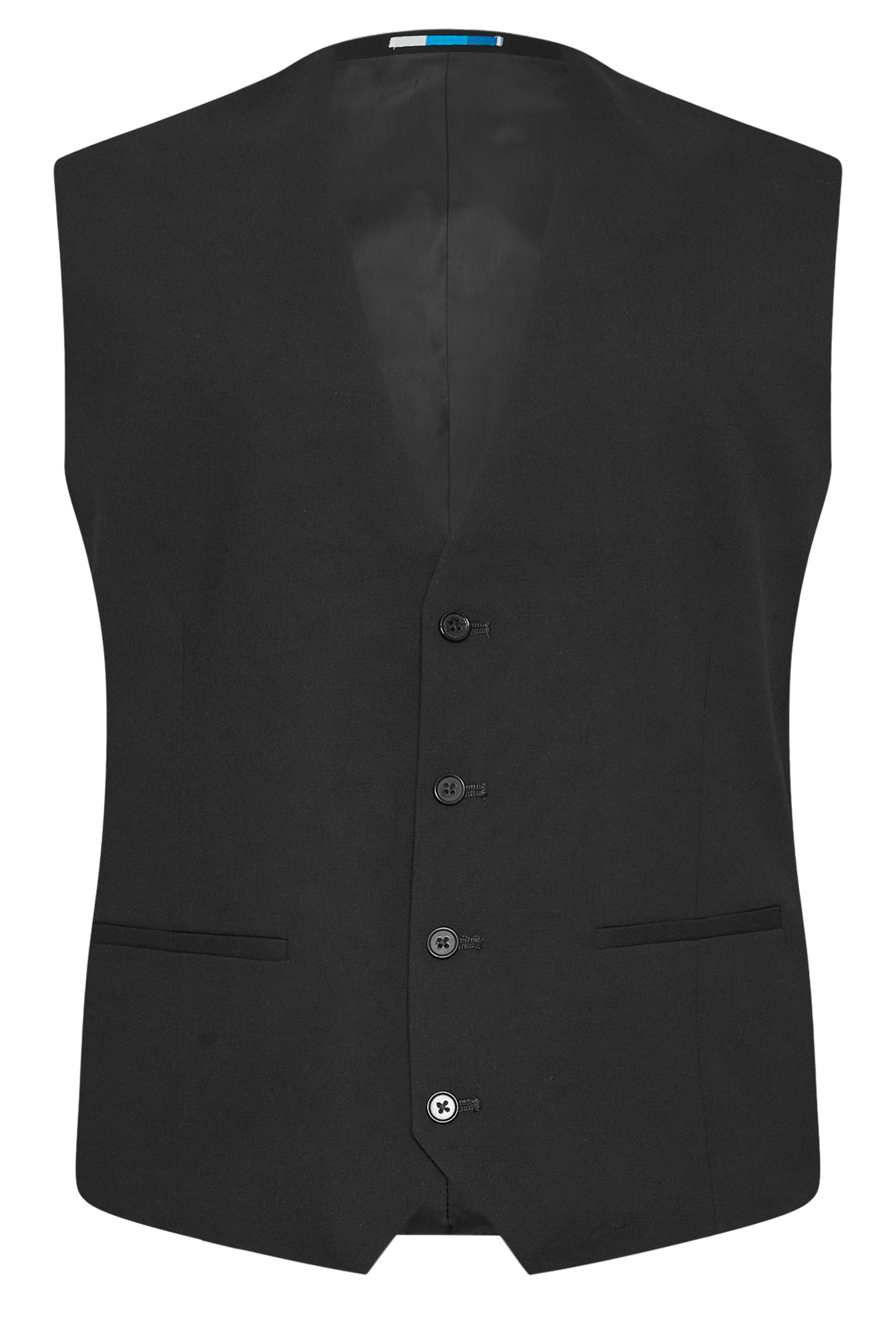 BadRhino Tailoring Big & Tall Stone Linen Suit Waistcoat | BadRhino 4