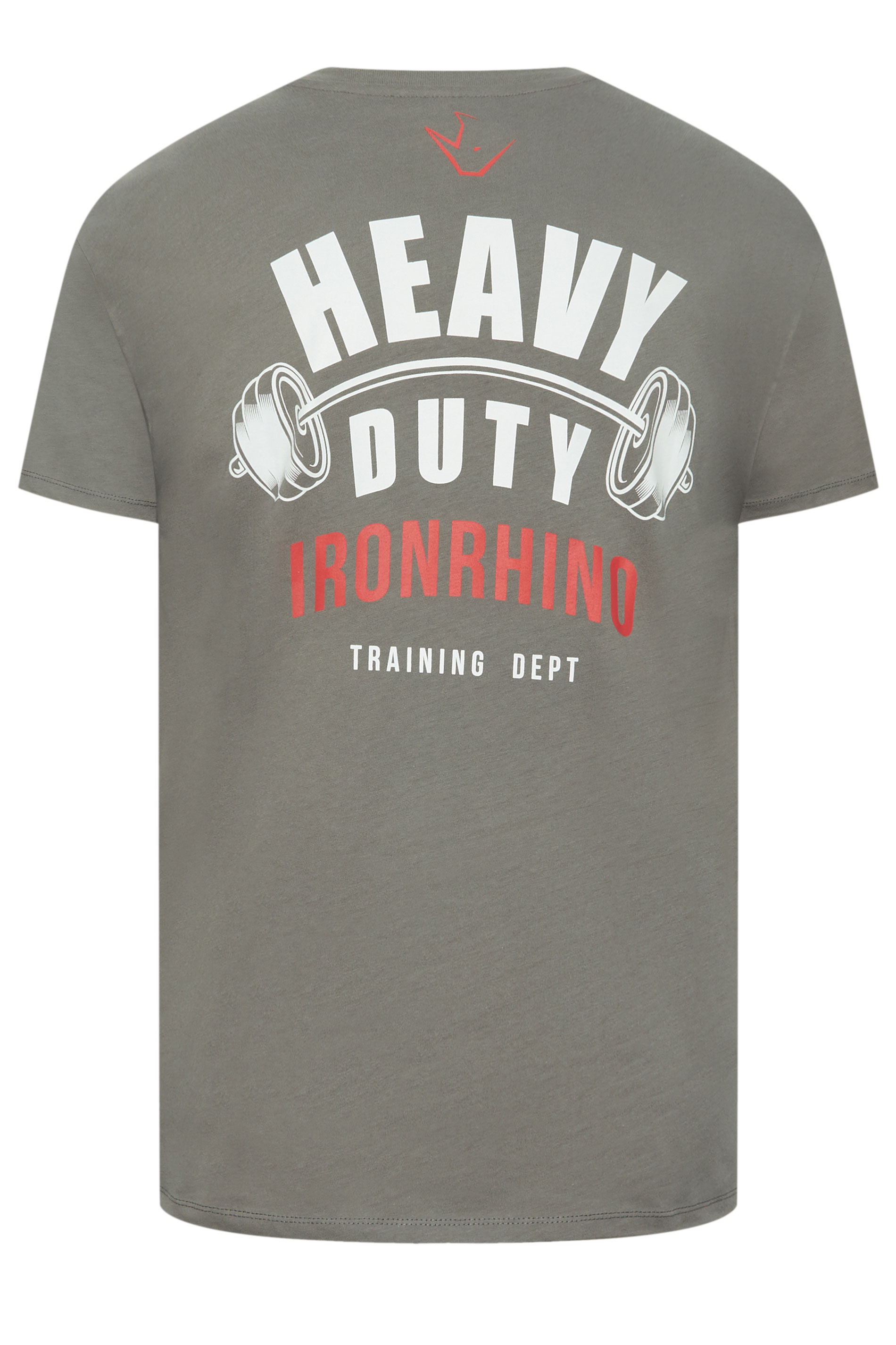 IronRhino Big & Tall Grey 'Heavy Duty' T-Shirt | BadRhino 6