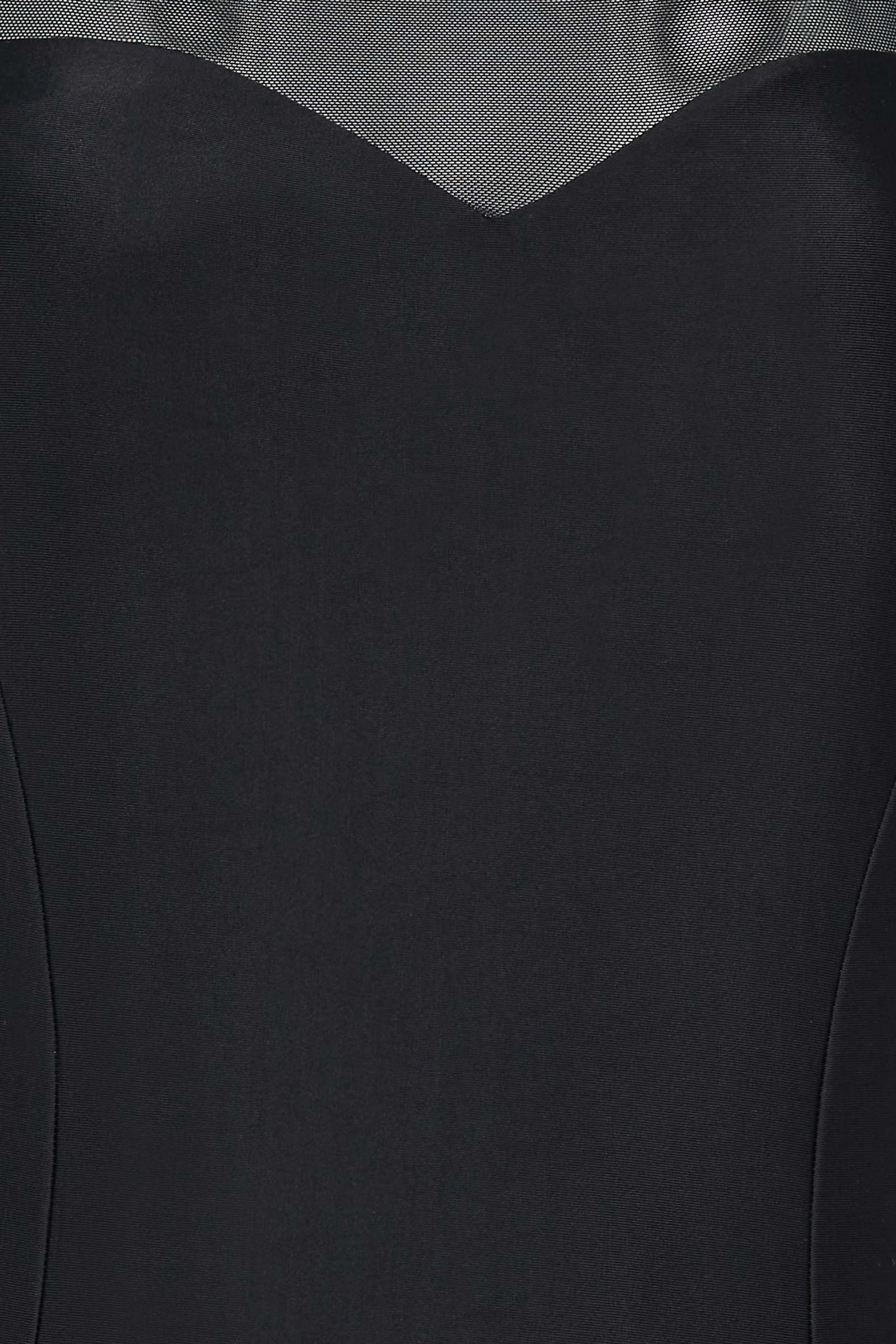 LTS Tall Black Mesh Active Swimsuit | Long Tall Sally 7