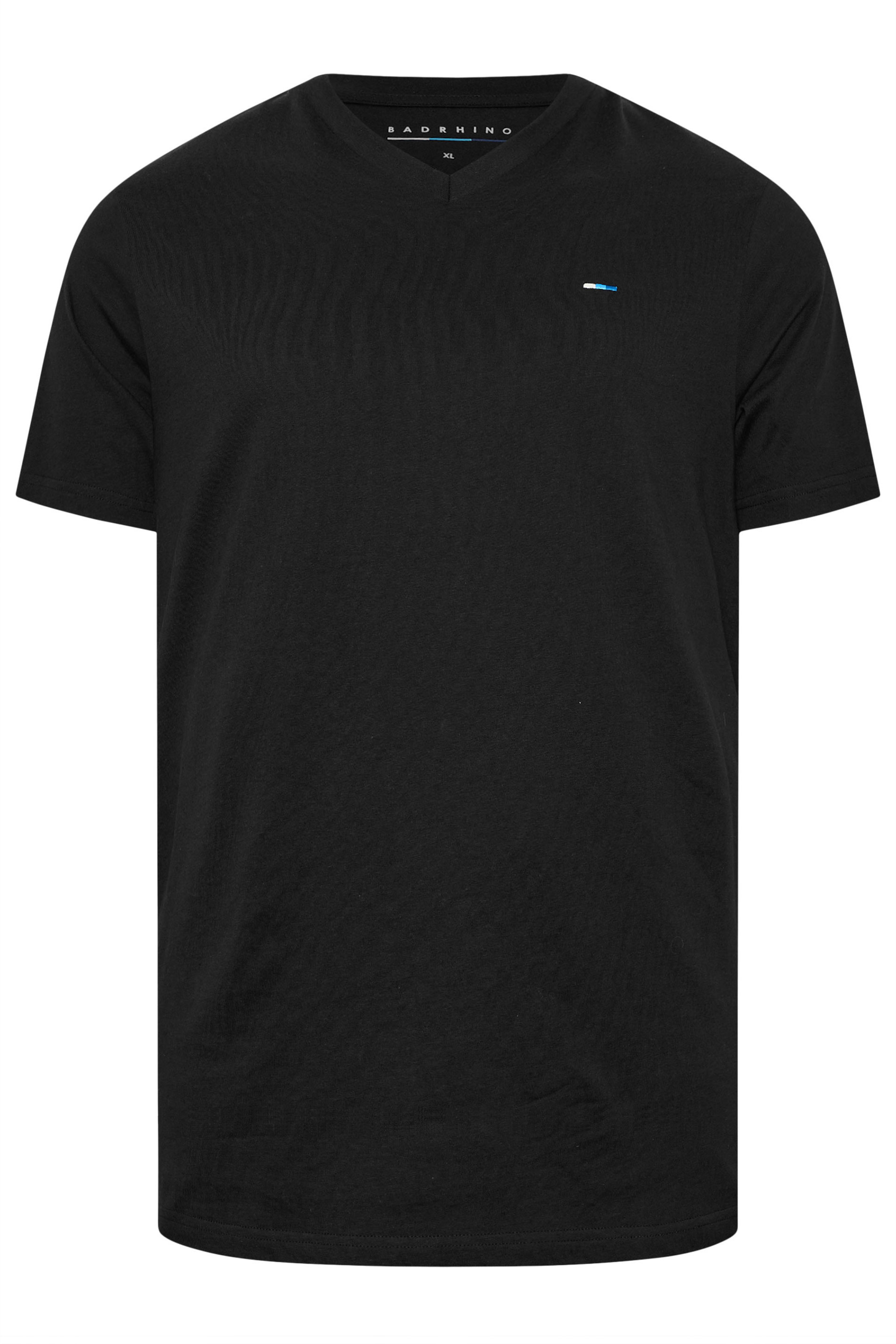 BadRhino Big & Tall Black/Red/Green/Blue/Navy Blue 5 Pack Extra Long V-Neck T-Shirts | BadRhino 8